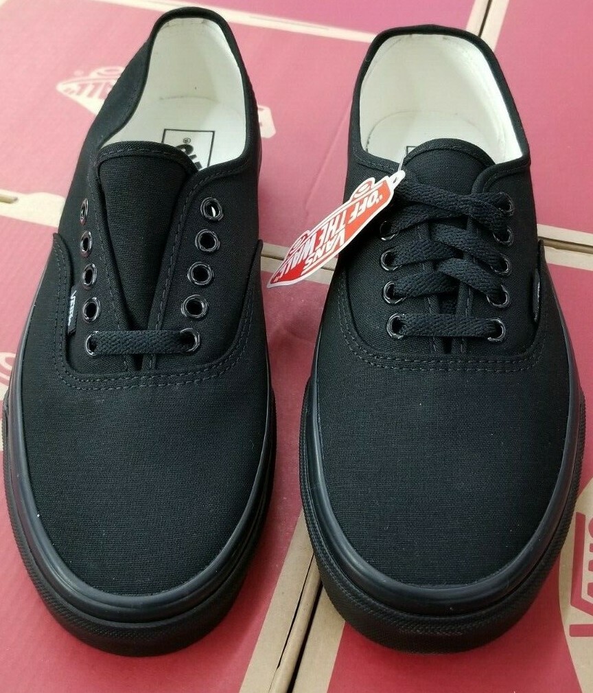 VANS AUTHENTIC MEN’S CANVAS BLACK / BLACK VN000EE3BKA