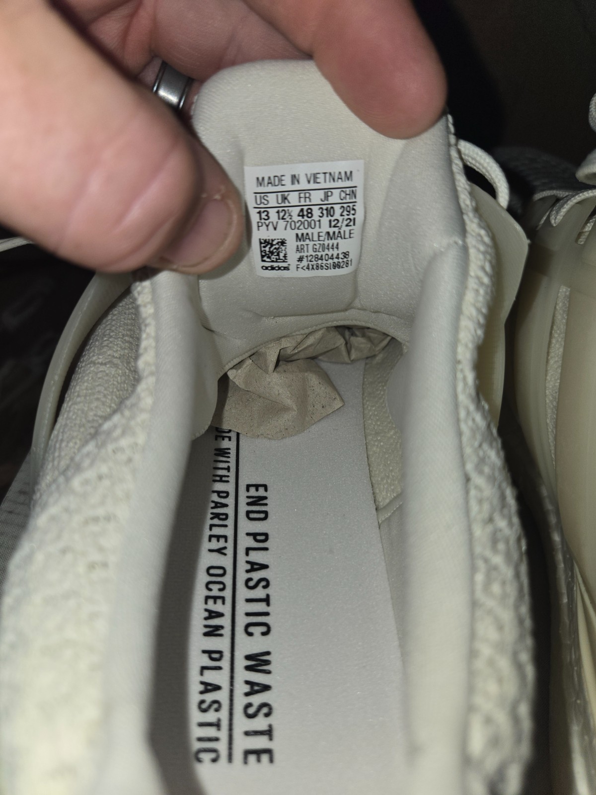 Size 13 – adidas UltraBoost 5.0 DNA Chalk White