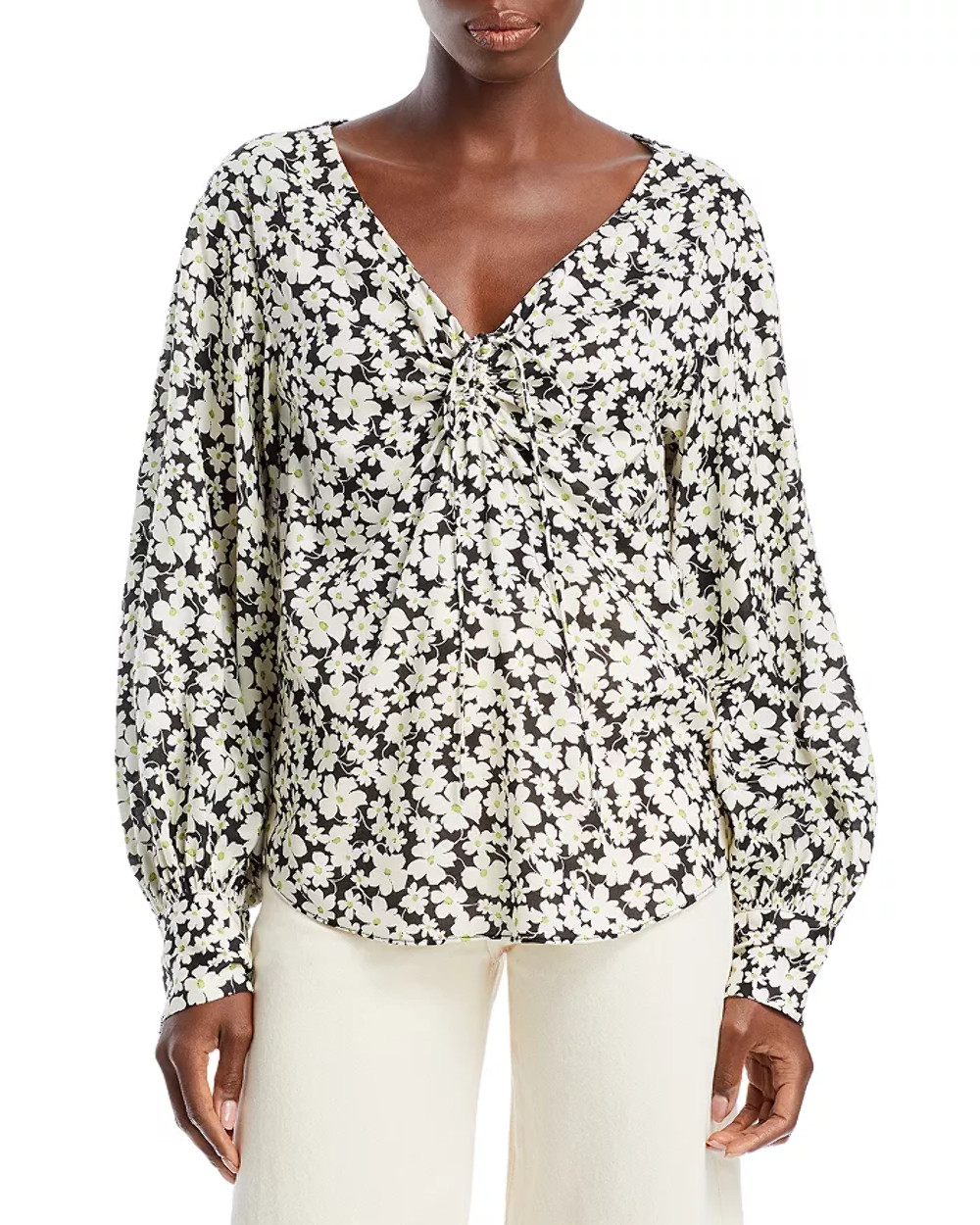 Rebecca Taylor Paige Floral Print Top 5B 2021