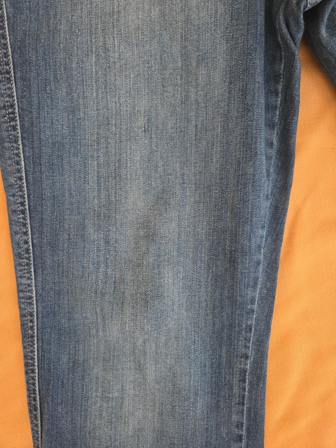 Calvin Klein Women’s Jeans Lean Boot Size 32 14 Button Flap Back Pockets