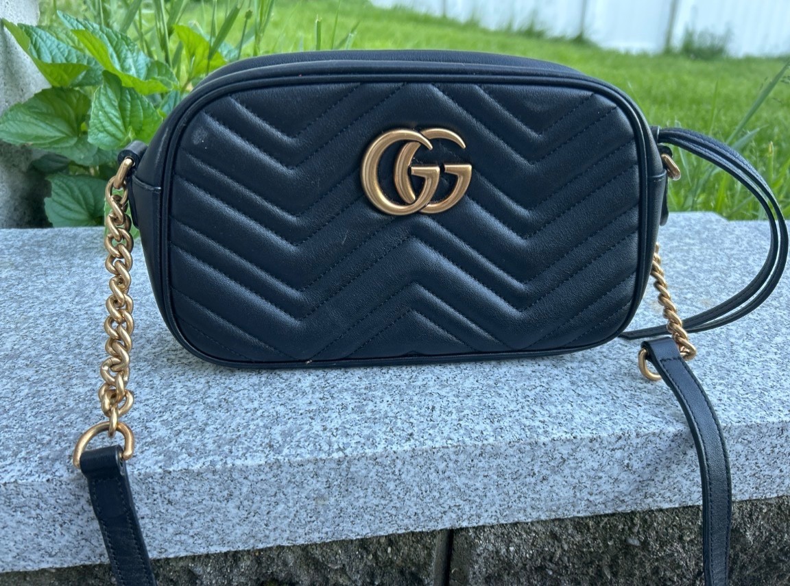 Gucci Marmont Crossbody Small Black Leather
