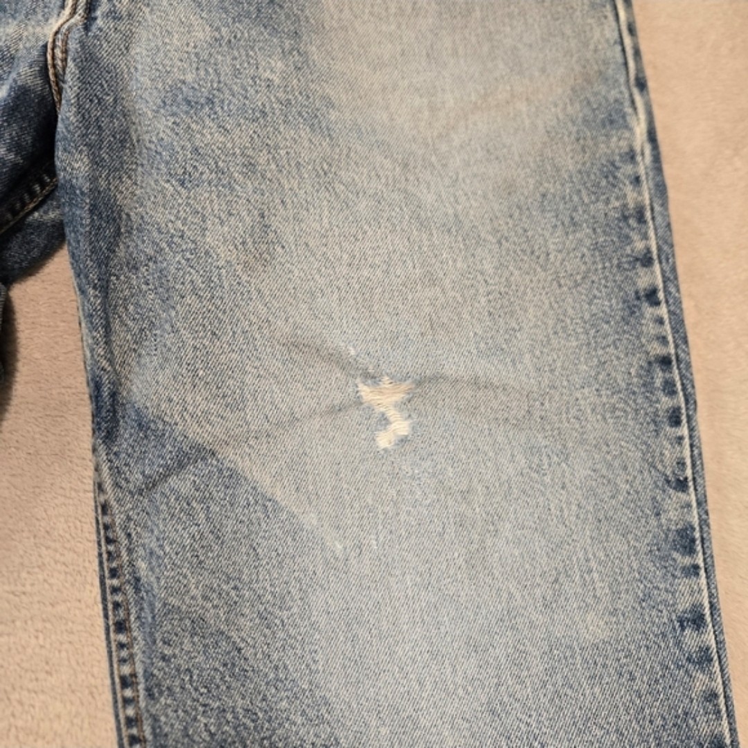 Vtg Levi’s 540 Relaxed Fit Bronze Tab Denim Straight Jeans Distressed 36×30