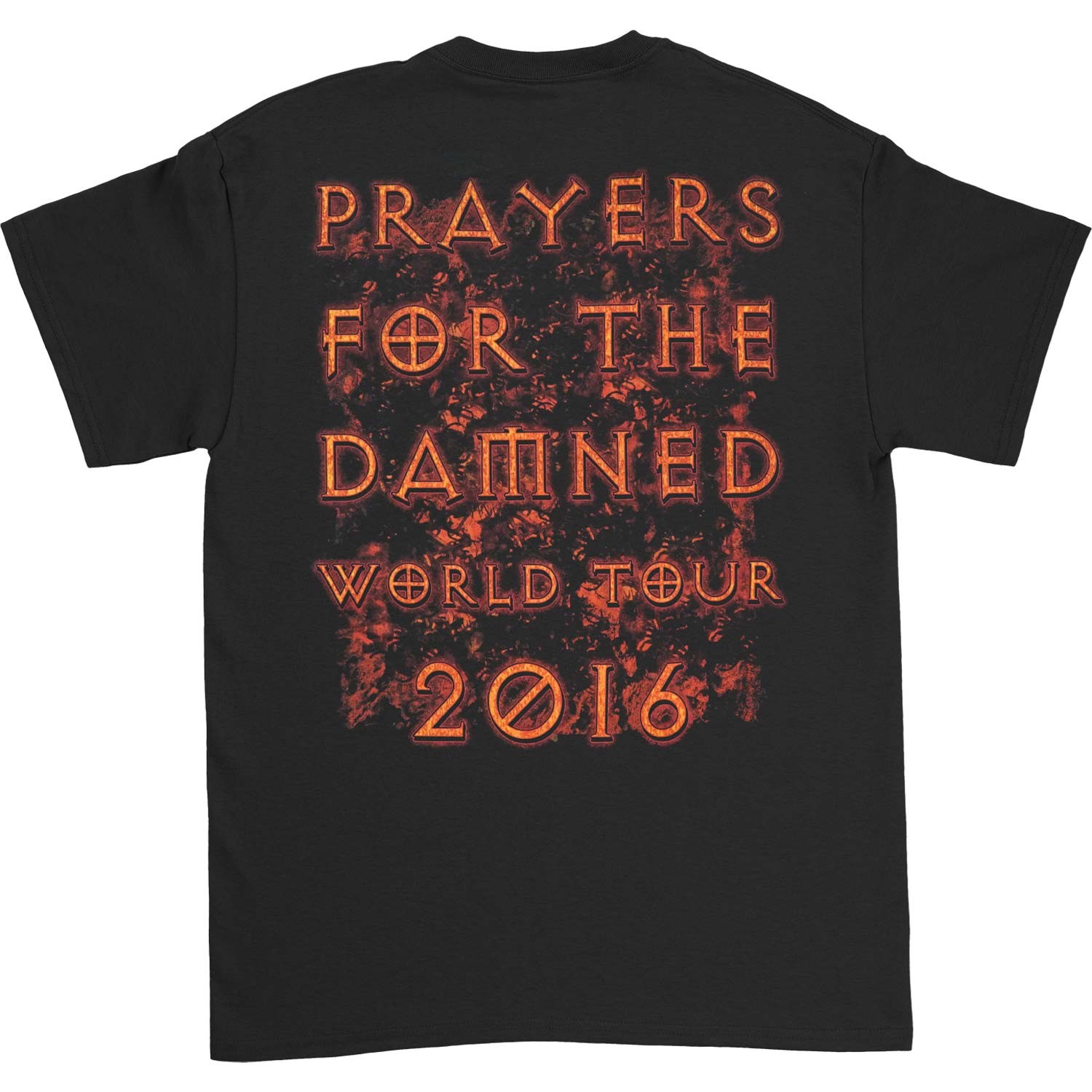 Men’s Sixx A.M. Original Damned 2016 Tour Concert T-shirt XXX-Large Black