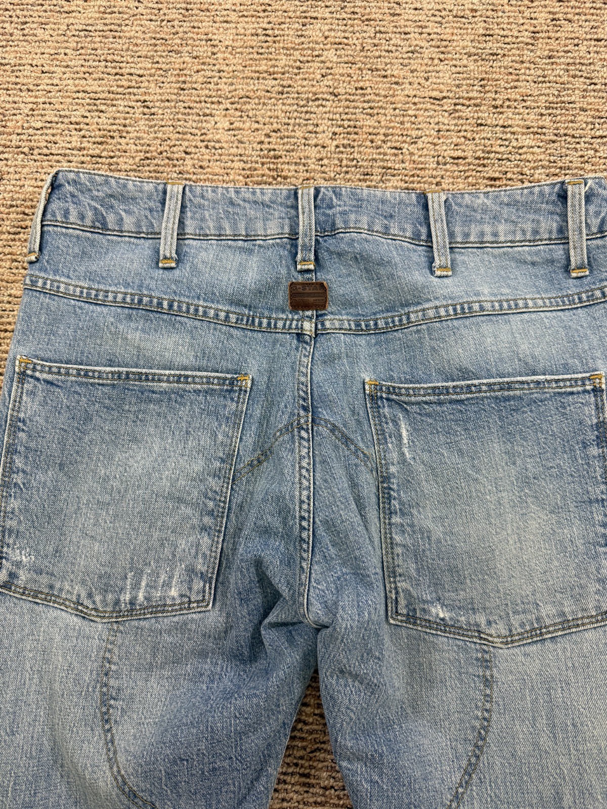 G-STAR RAW Denim 5620 3D Slim TAPERED Distressed Jeans Size W29 X L32