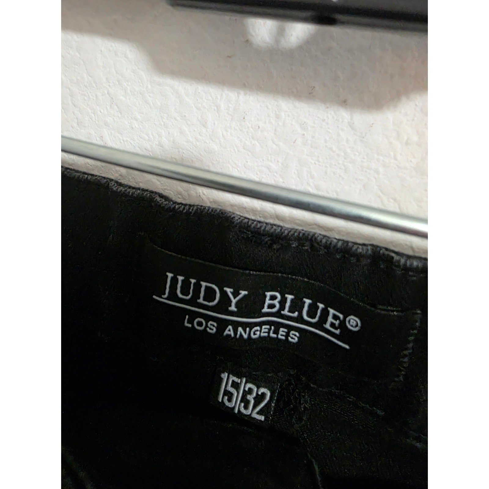 Judy Blue Los Angeles Black Denim Boyfriend Fit Jeans Size 15