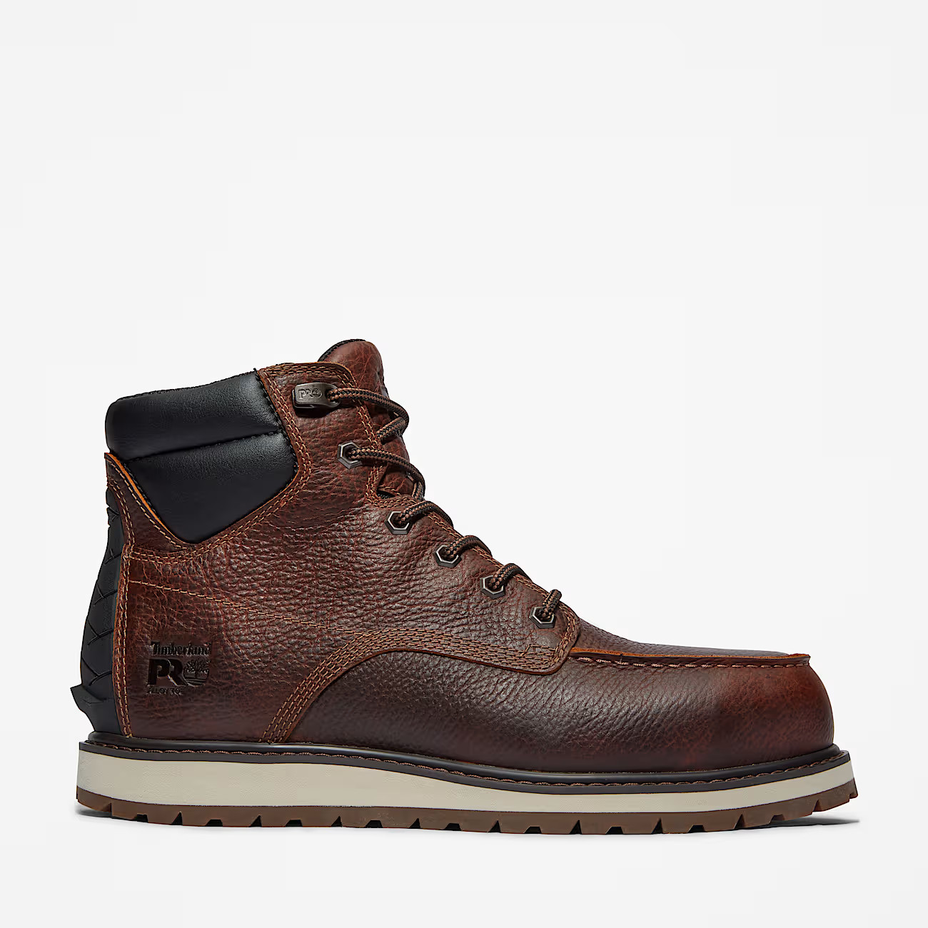 Timberland PRO® (Men’s 9.5 M) Irvine™ 6″ Alloy Toe Work Boot in Brown – $160