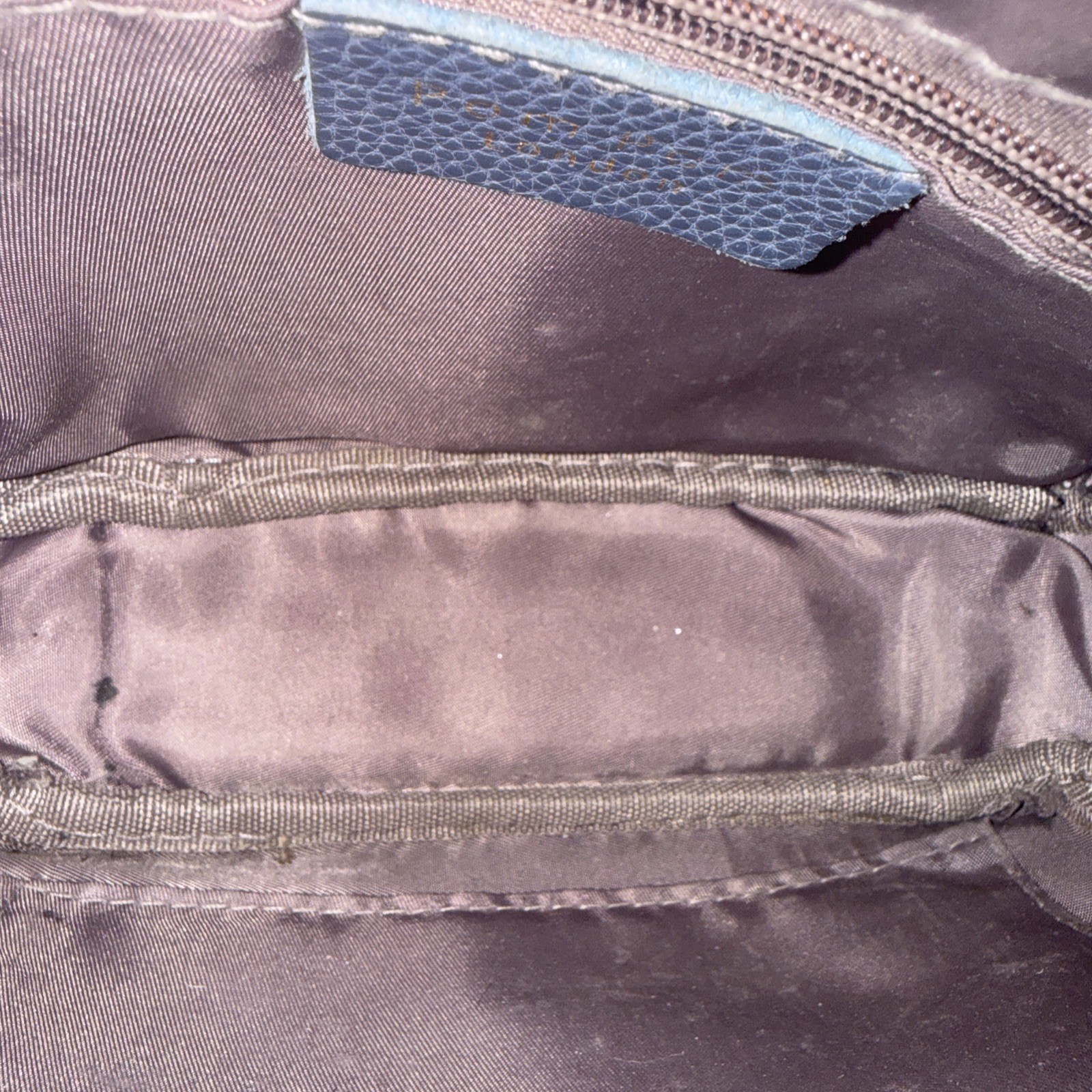 Pom Pom London Original City Crossbody Bag In Blue/Purple color With 2 straps!