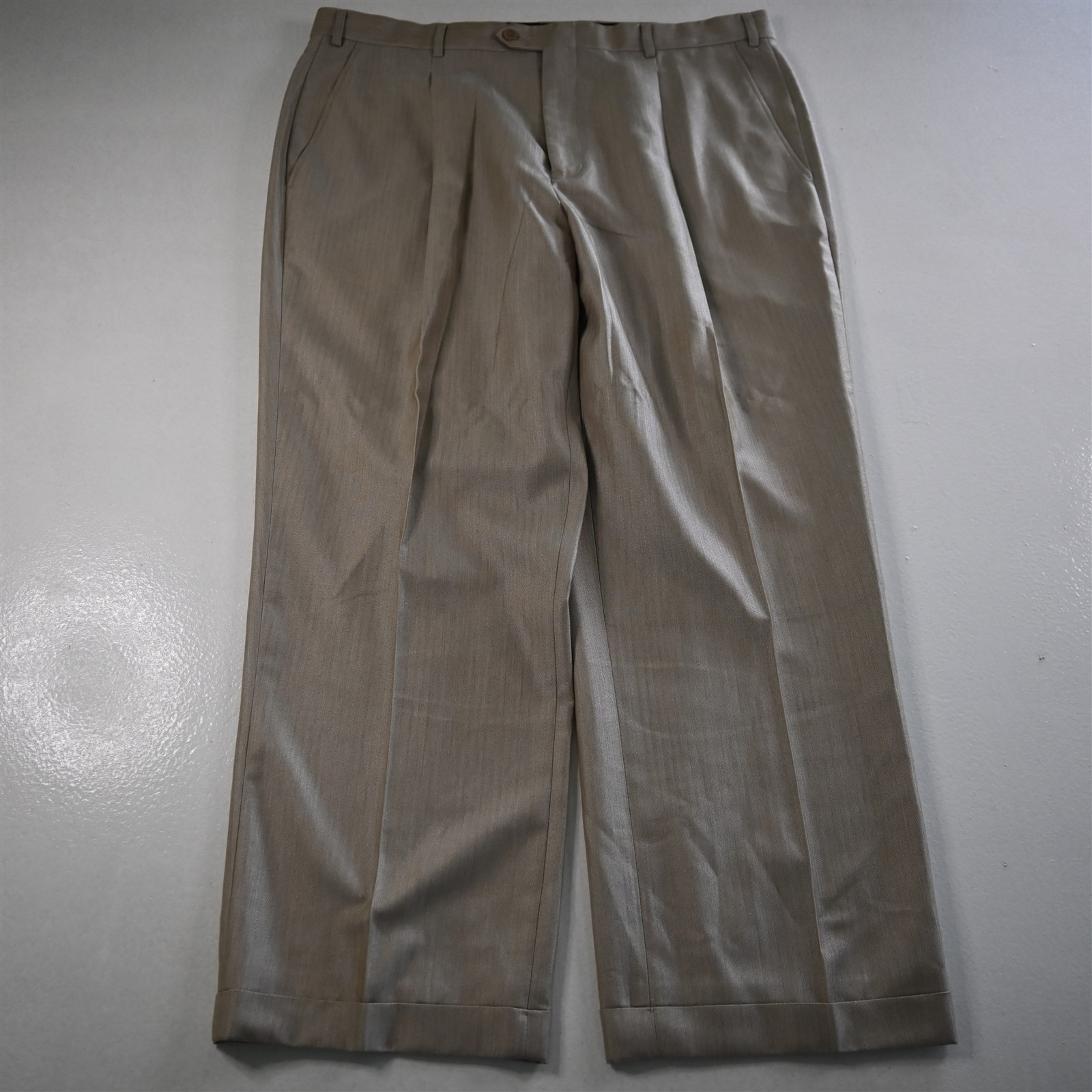 Lineage 46L 38×30 Khaki Herringbone High Performance Mens Jacket Pants Suit