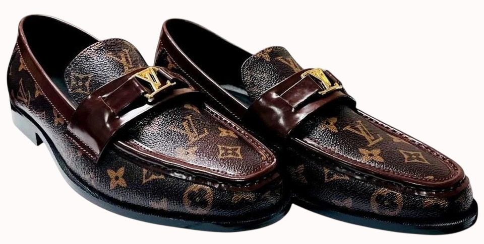 Handmade Men Moccasin Dress Shoes Pure Handcarfted Leather Formal Slip On Shoes