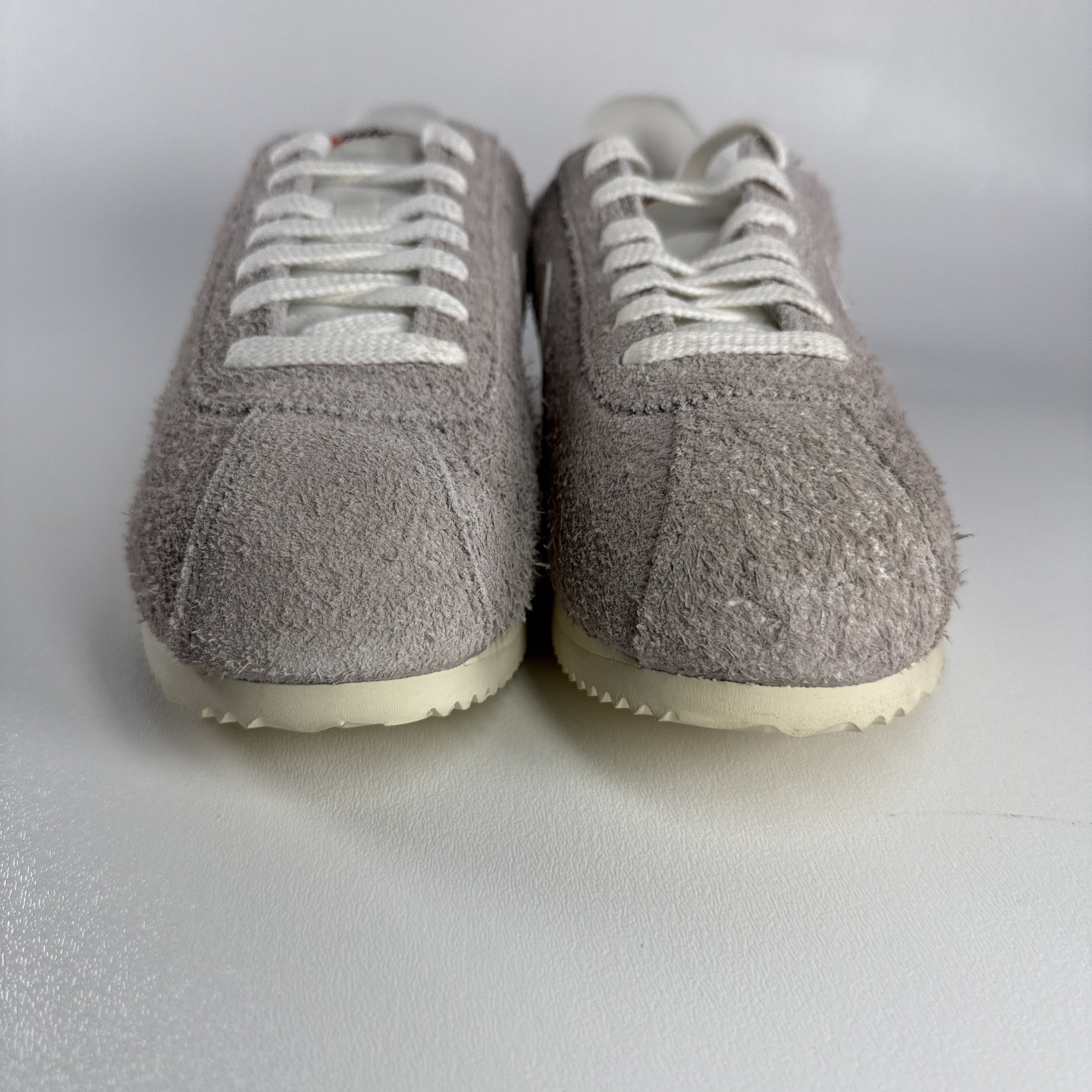Size Men’s 8 – Nike Cortez SE College Grey Team Red/Sail HF3142-001 Fuzzy Suede