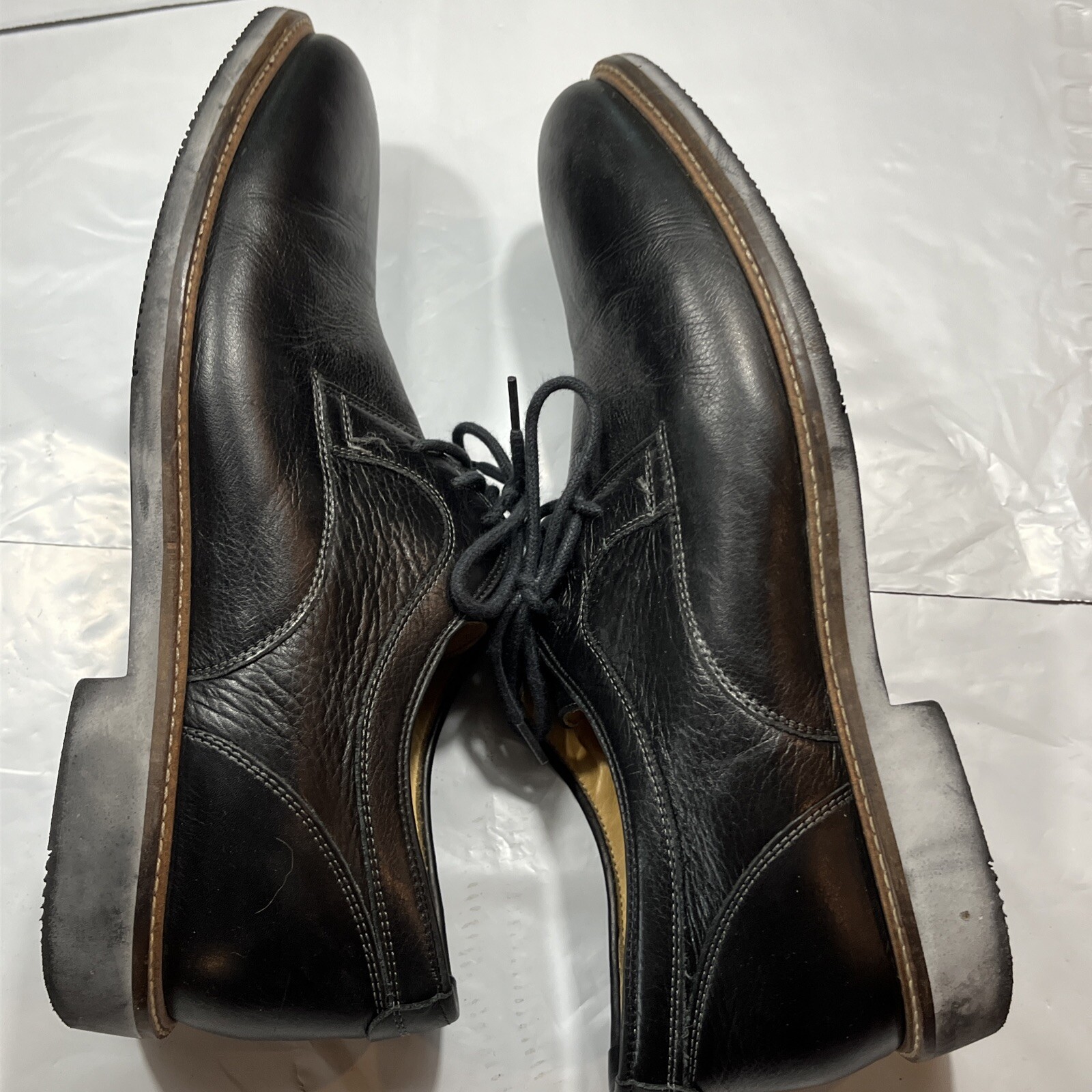 Johnston & Murphy Lace Up Shoes, J&MFlex Barlow Plain Toe Oxford 204871 Sz 10.5M