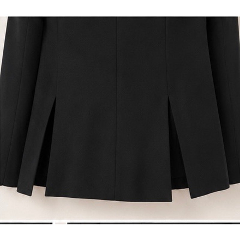 Theory Black Virgin Wool Open Front Collarless Blazer Jacket Size 2