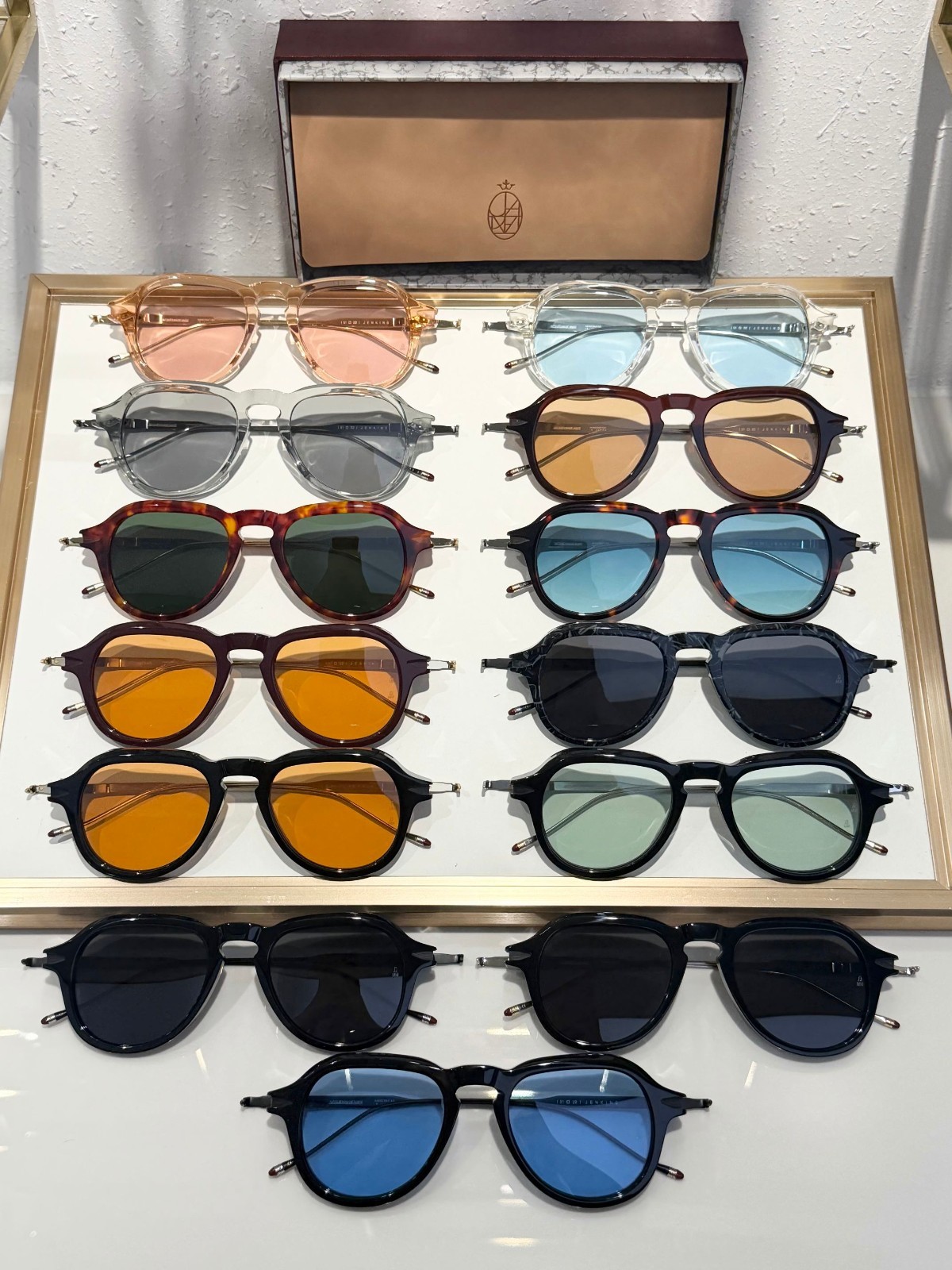 JACQUES MARIE MAGE MODEL：JENKINS SUNGLASSES SIZE:51口22-146 WITH CASE