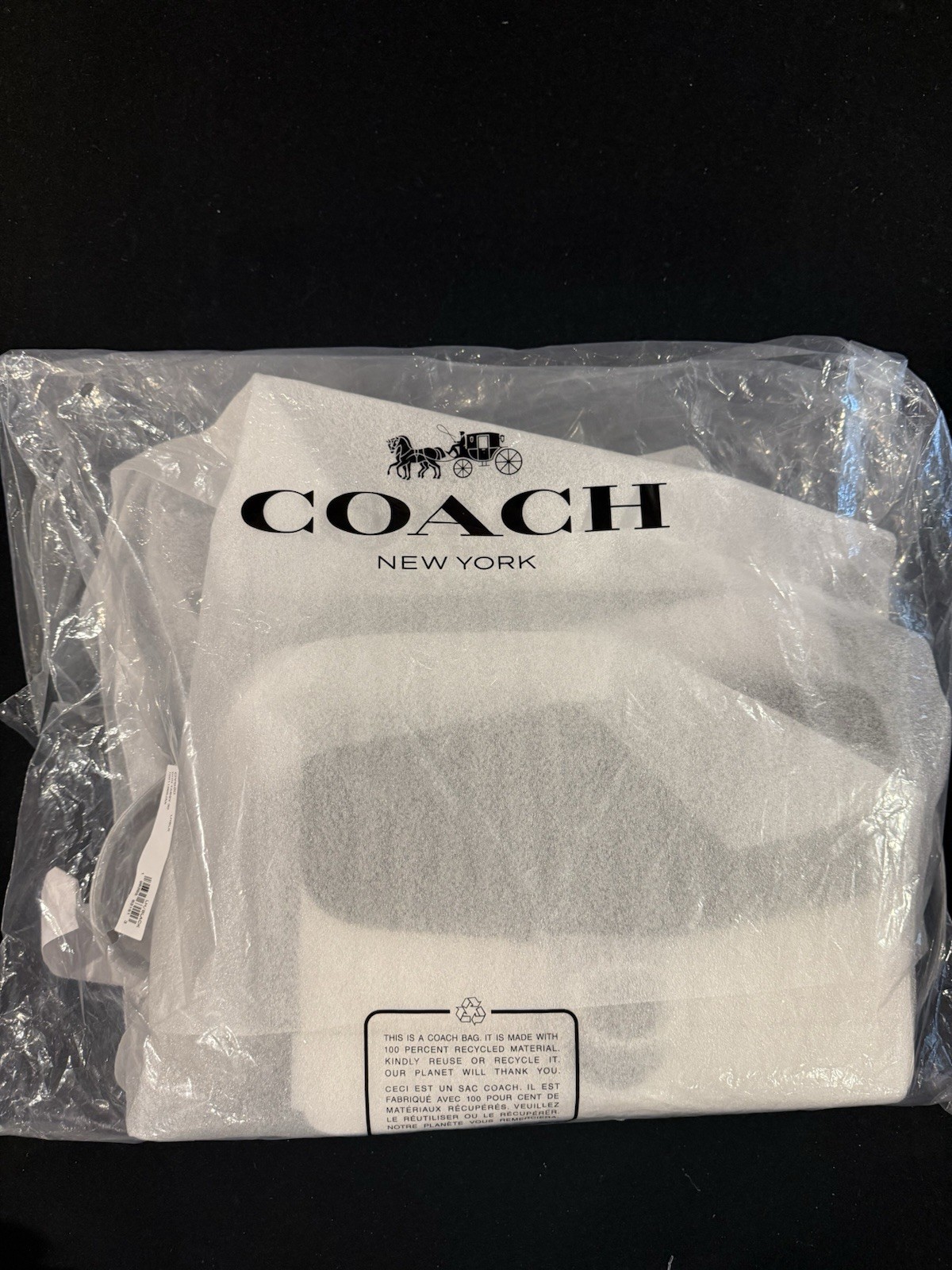 DEFECTIVE with tags Coach Soft Grain Chain Tabby Shoulder Bag 30 Origin G3D