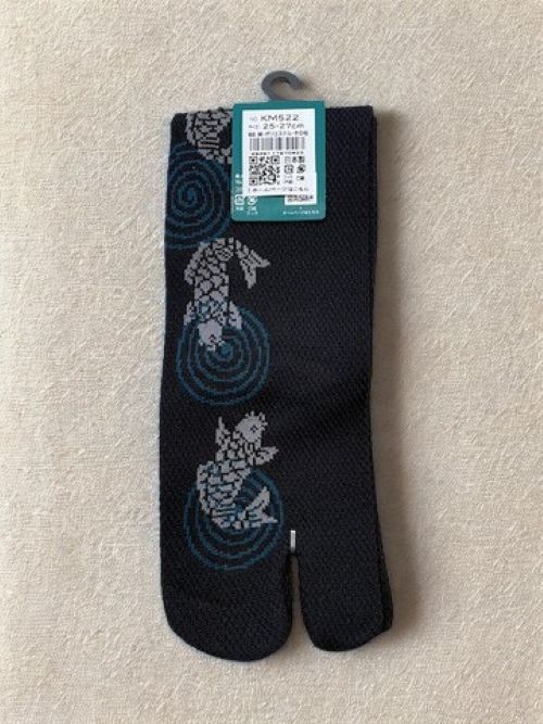 足袋 Carp Tabi Socks (Mesh) – Black