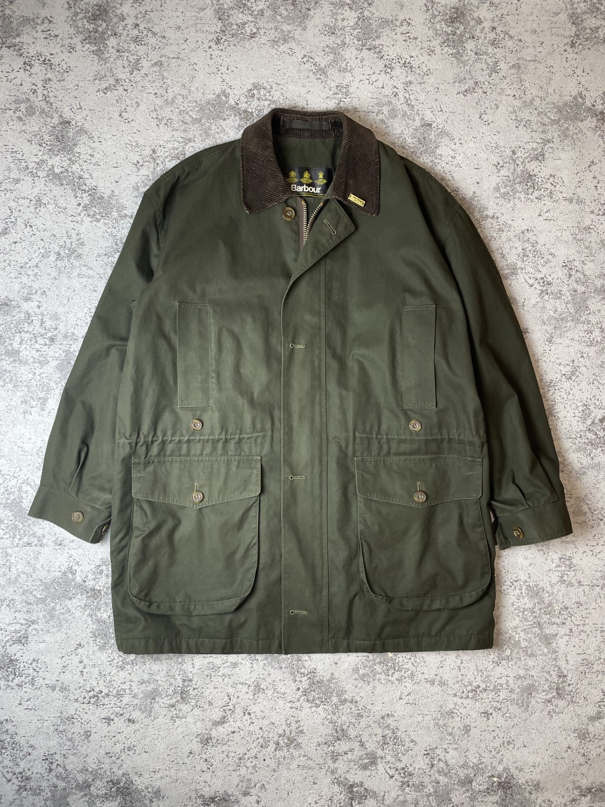 Barbour Ventile Jacket C42 (107cm) A1005 Unlined Green Vintage Rare