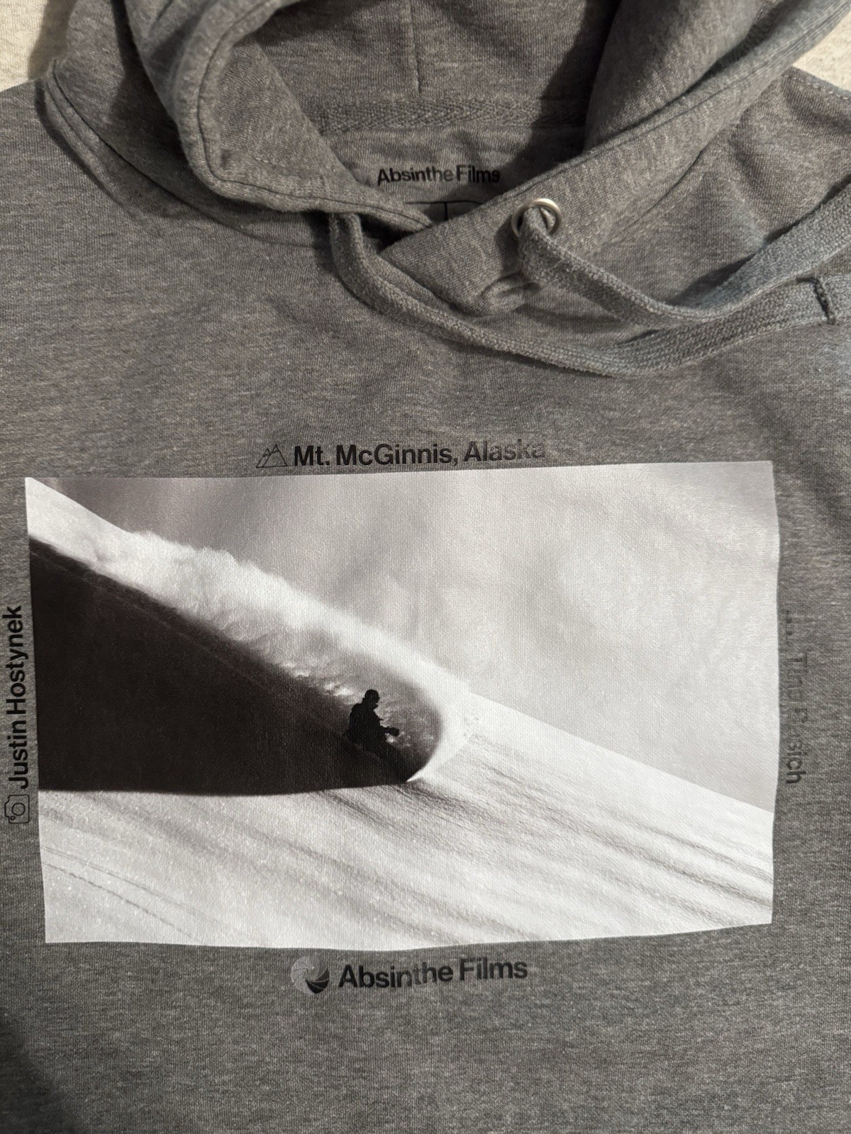 Men’s Large Snowboarding Hoody – Absinthe Films Tina Basich