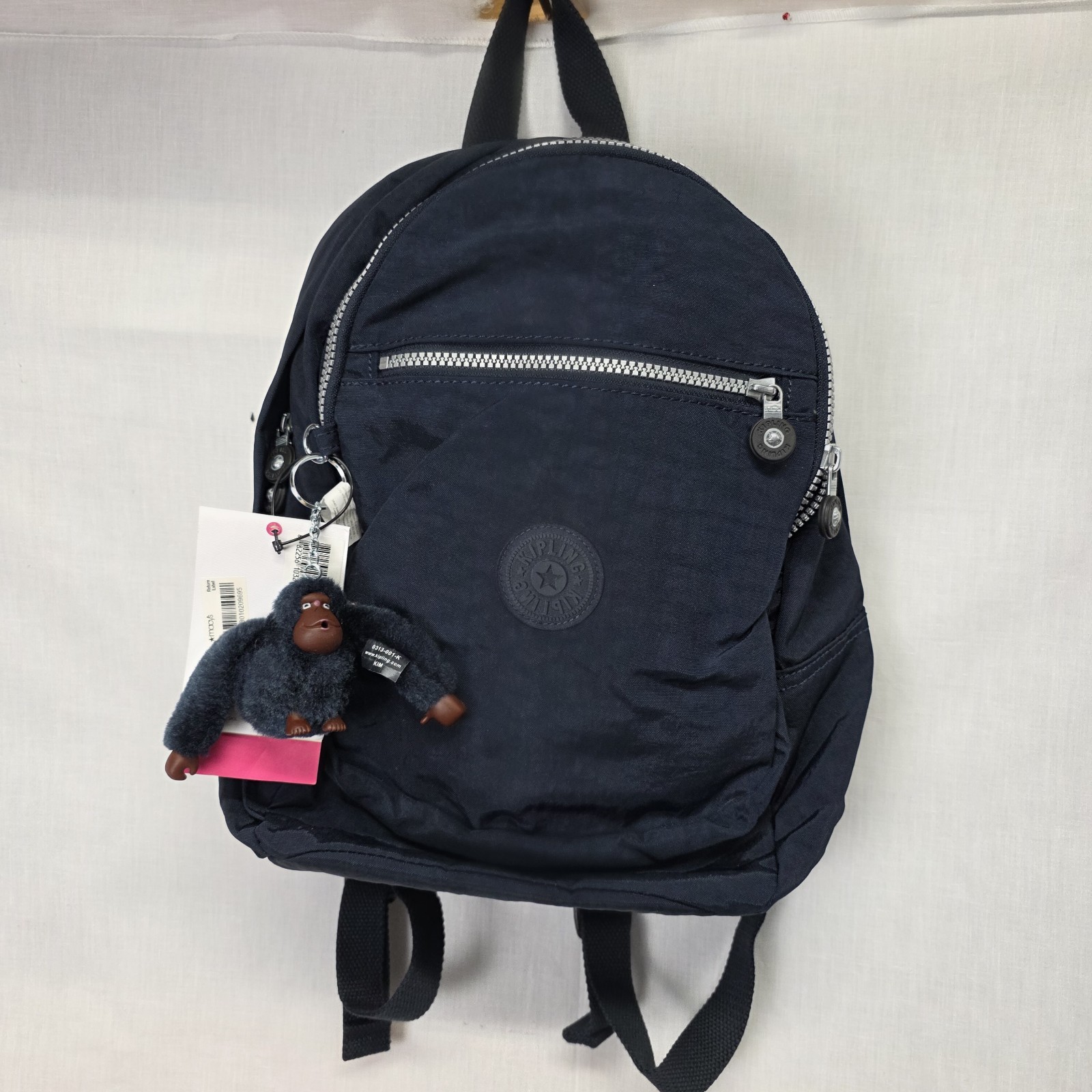 Kipling Bag Challenger Backpack True Blue 10.25″ x 14.25″ x 8.25″ Keychain