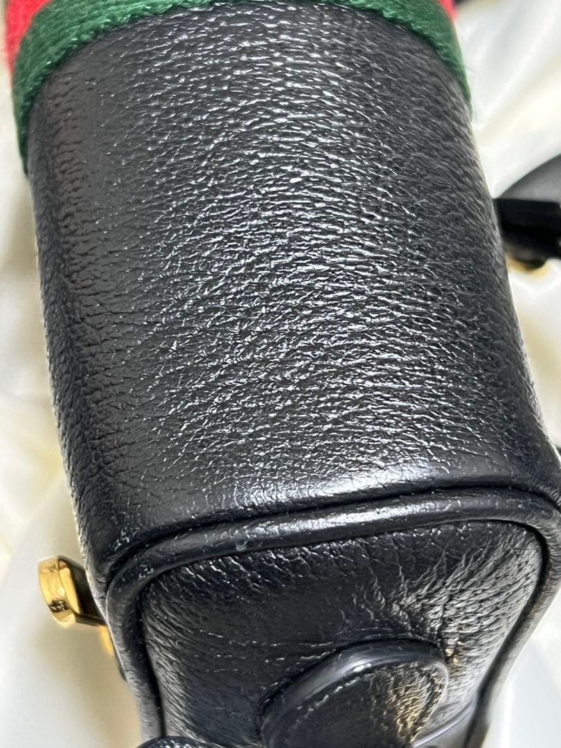 GUCCI Ophidia GG Shoulder Bag Black with Box Gift Present 0614b