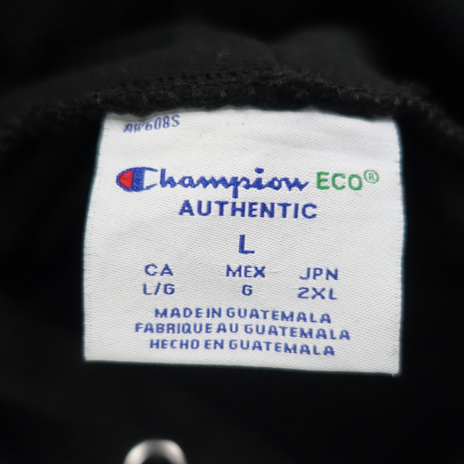 Champion Hoodie Men Large Black DC State Soccer 2021 Spellout College Sweatshirt