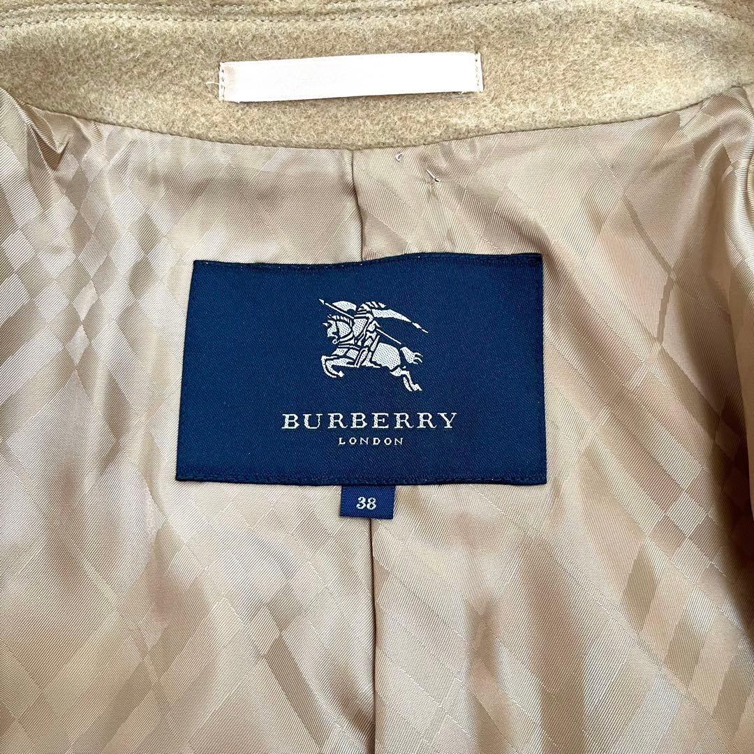 BURBERRY LONDON Camel Beige Belted Long Coat