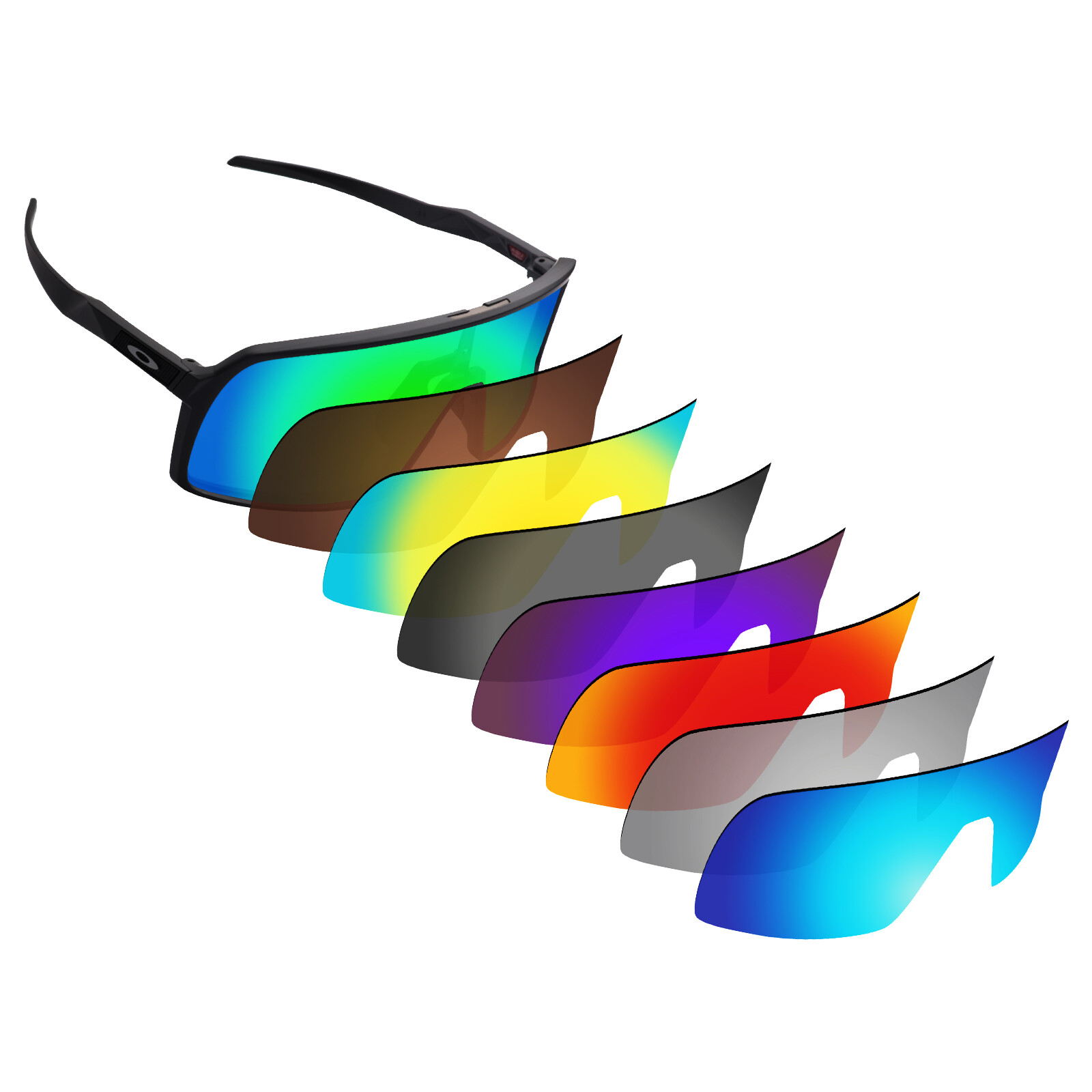 Hawkry Polarized Replacement Lenses for-Oakley Sutro OO9406 Sunglass – Options
