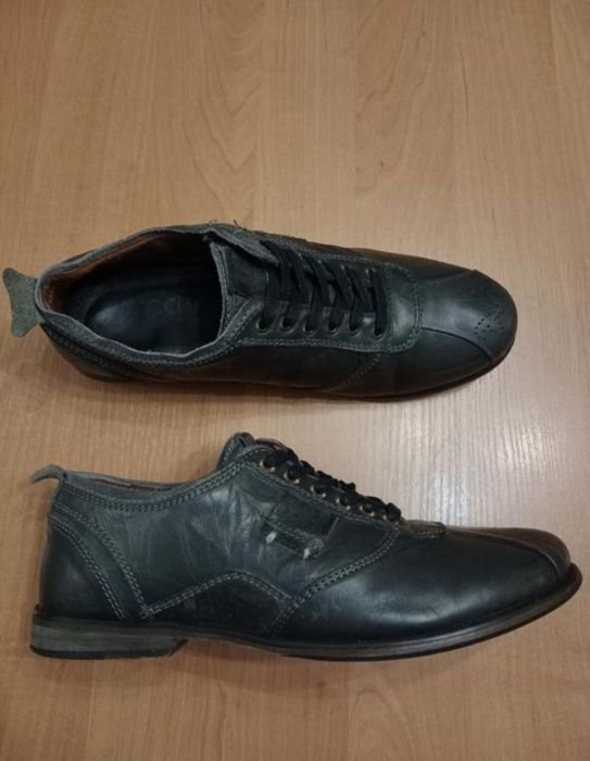 Men ECCO boots black leather 41