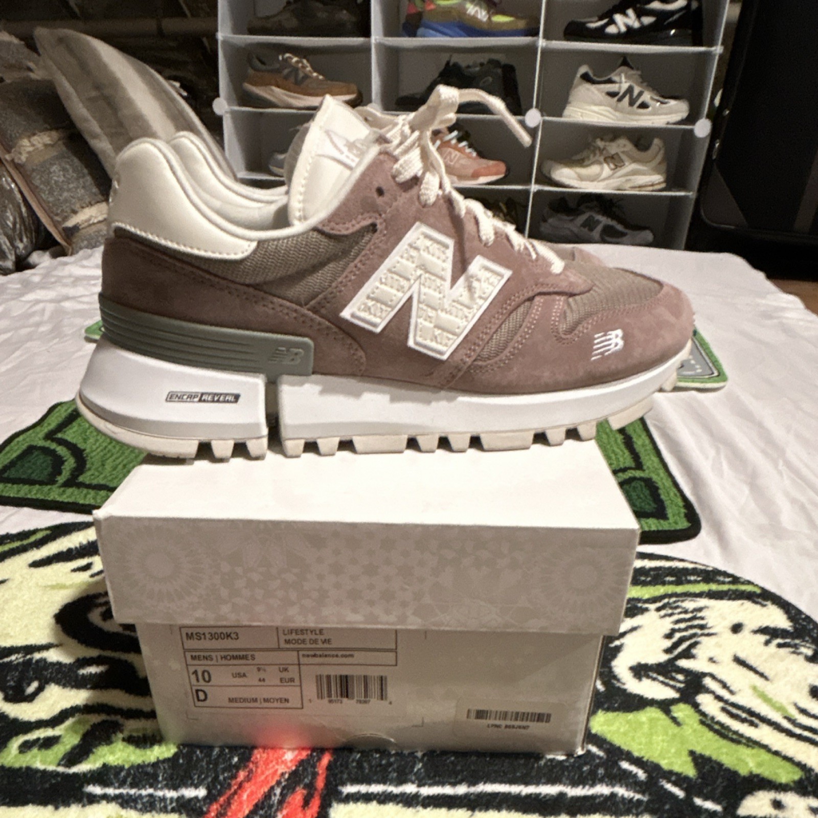 New Balance Ronnie Fieg x RC 1300 Antler Suede Low Top Lace-Up MS1300K3 2021