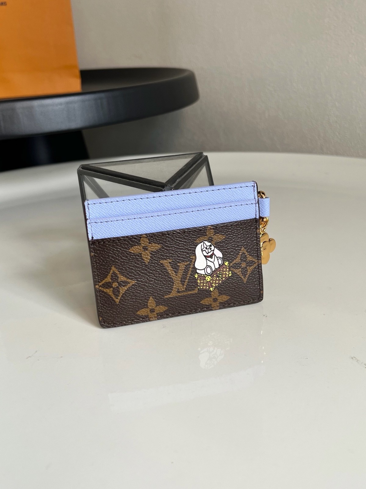 Louis Vivienne Card Holder Monogram Holiday Edition New