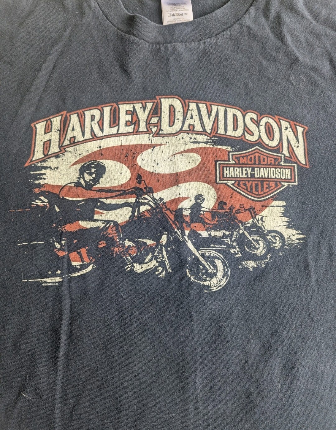 Harley-Davidson 2000s Tribal Biker Iron Valley PA Live To Ride T-shirt Mens XL