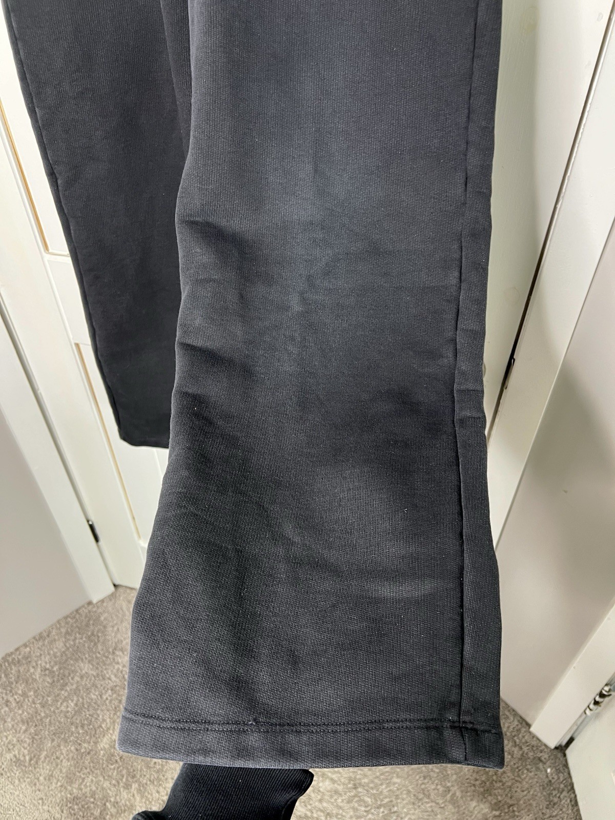 Velour Garments 600 GSM ‘Anthracite’ Straight-leg Pants × 1