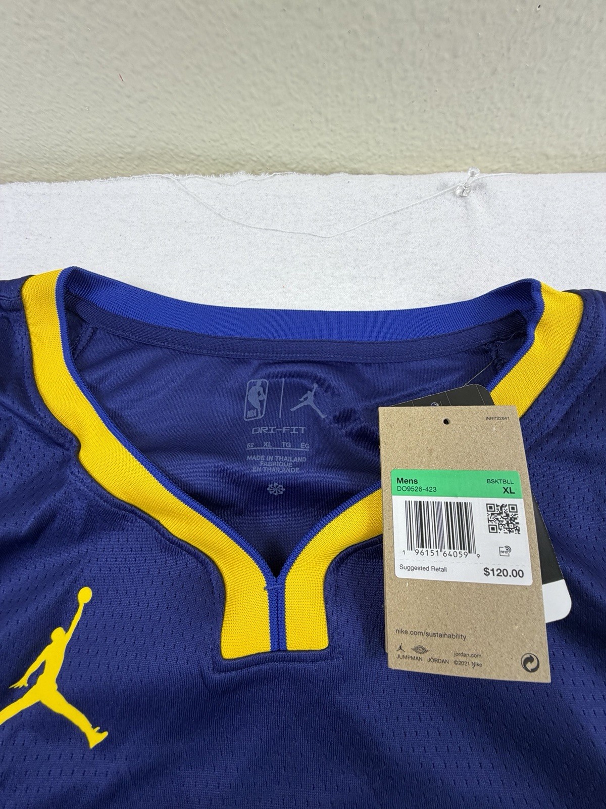 Nike NBA Statement Jersey Golden State Warriors Stephen Curry #30 Sz 52 XL $120