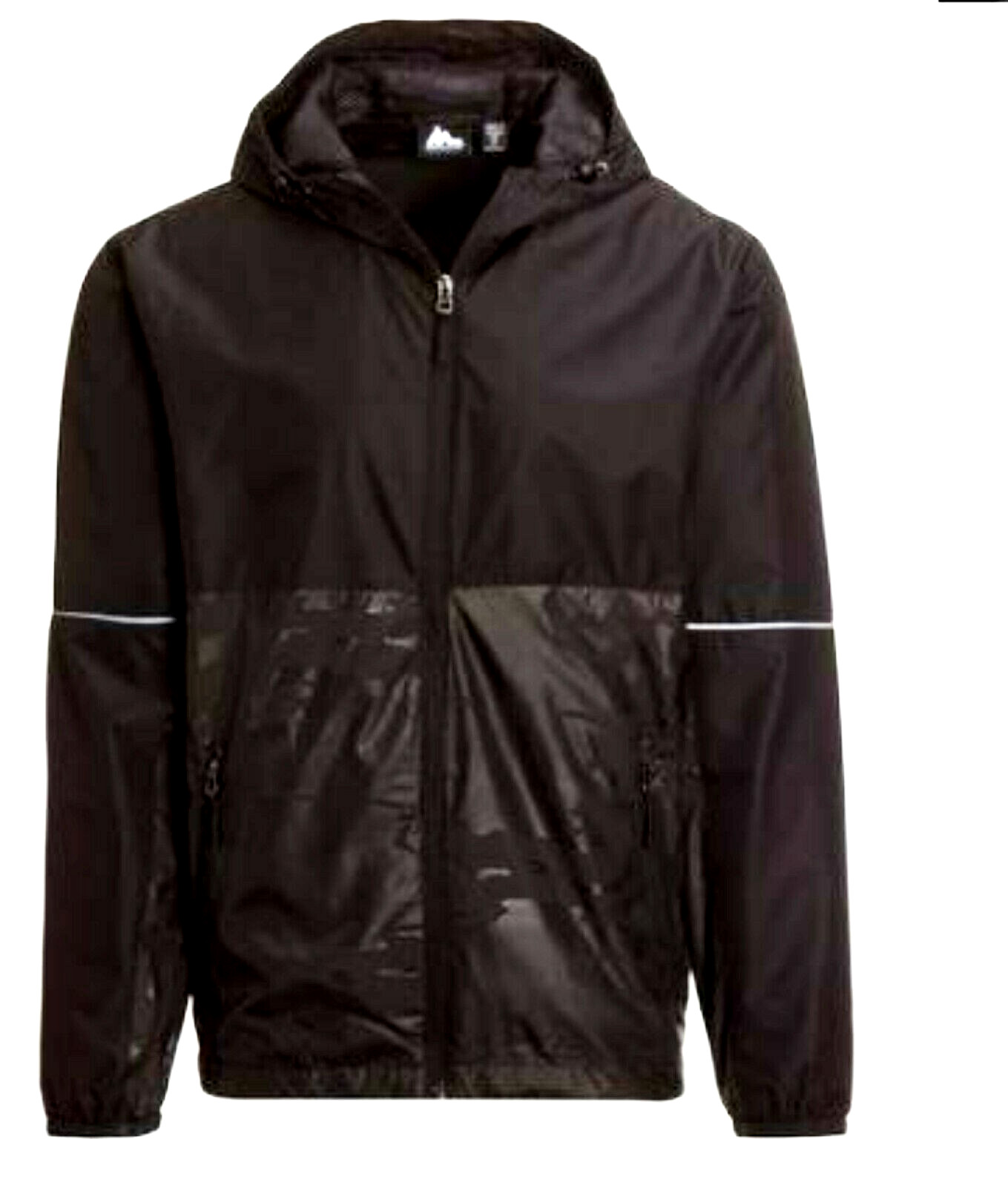 Mountain Club Black Gray Men’s Jacket Size L PIT TO PIT 24 IN