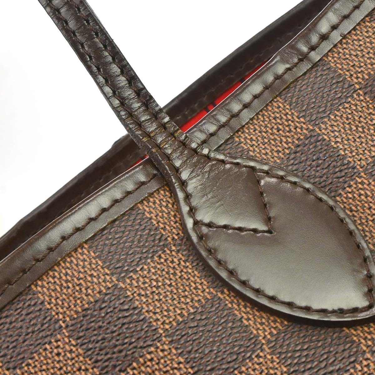 Best06 LOUIS VUITTON DAMIER NEVERFULL PM TOTE HANDBAG N51109 VI4068 YQ09214
