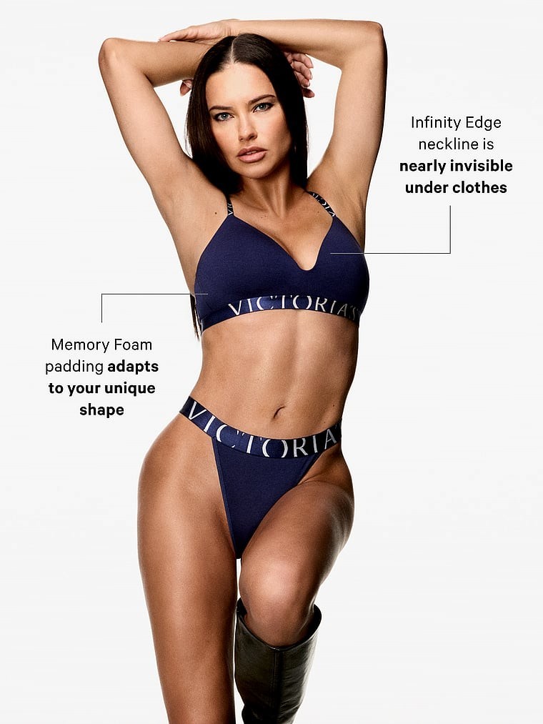 Victoria’s Secret Smooth Lightly Lined Wireless Bra, Smooth | Ganache (NEW)