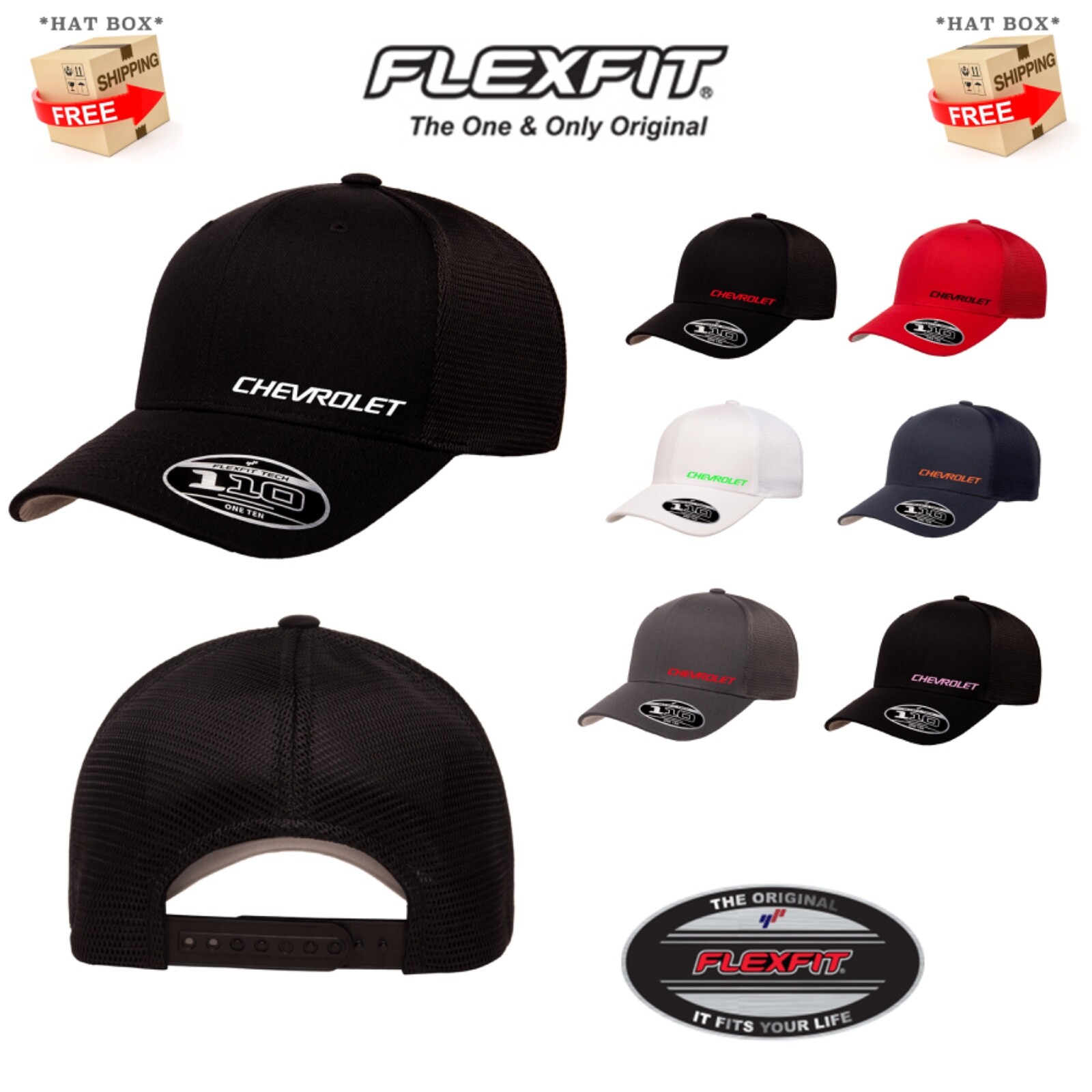 Chevrolet CHEVY AUTOMOTIVE TRUCKER SNAPBACK FLEXFIT 110M HAT