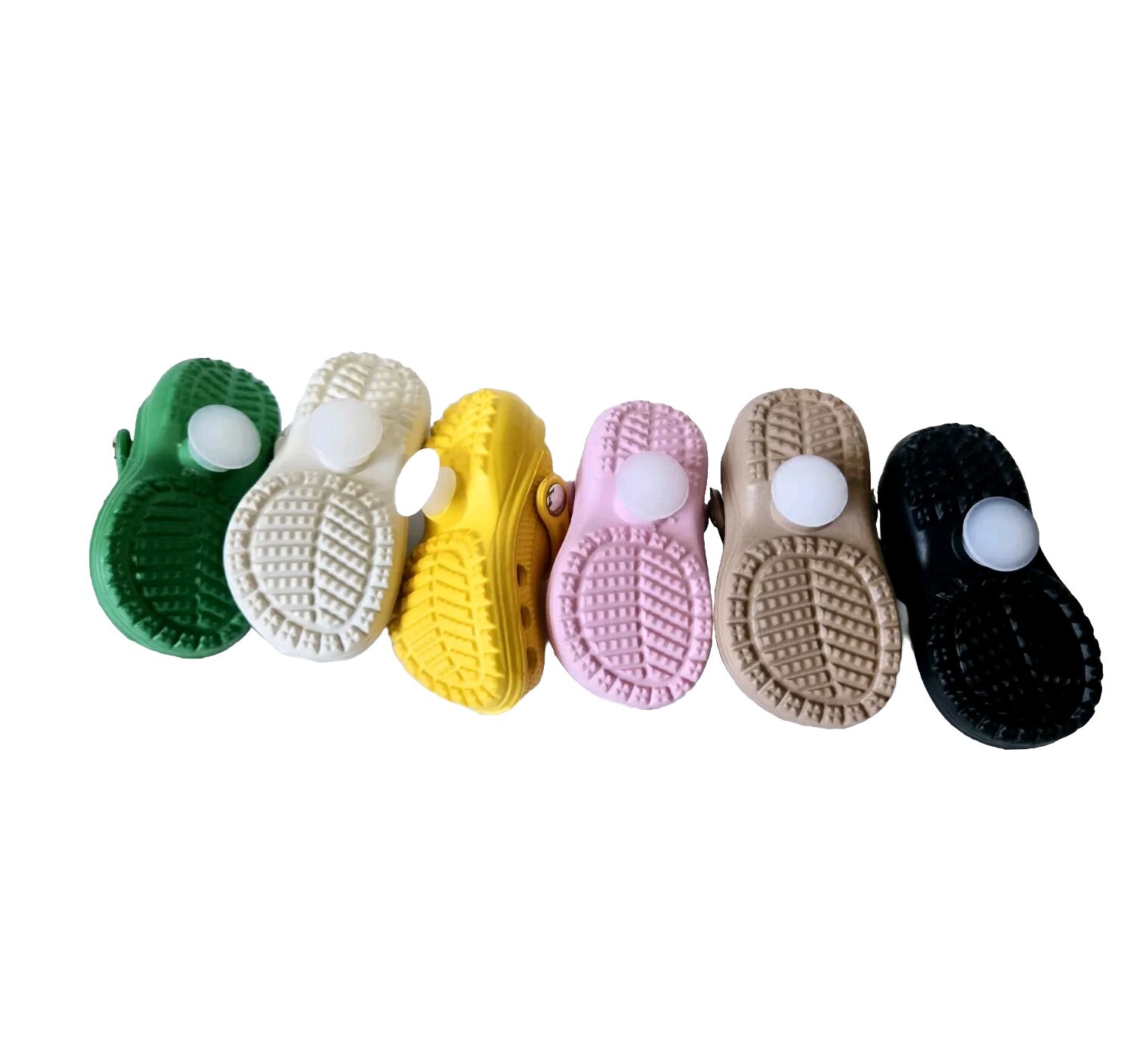 Croc Shoe Charm Keychain 6PC Shoe Decorations 3D Cute Mini Accessories for Crocs