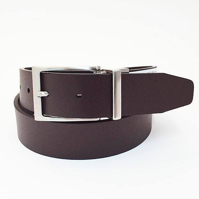 NIKE MENS PERFORATED TEXTURE REVERSIBLE BELT BLACK/BROWN SZ:M (FIT W34-36) 19890