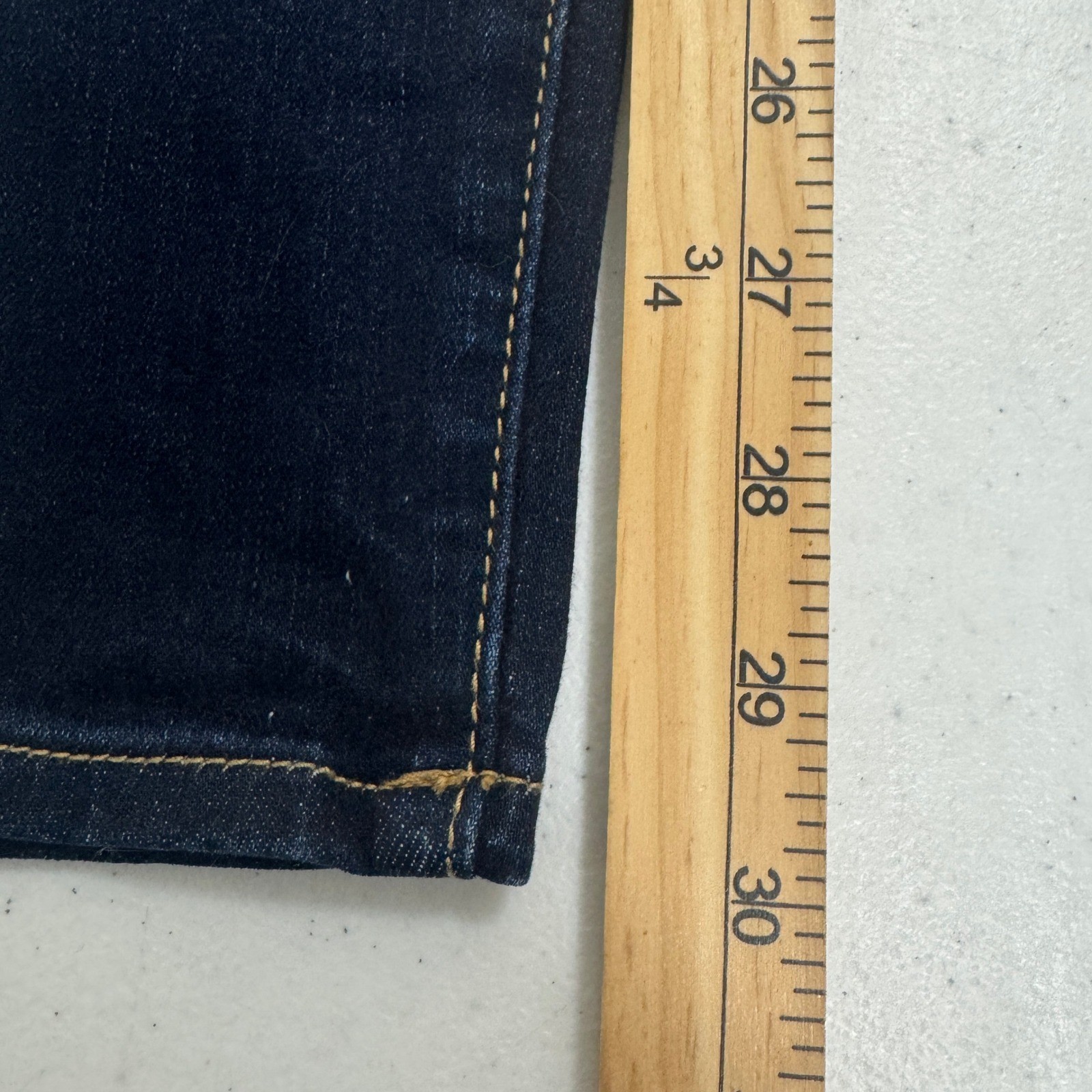 American Eagle Next Level Stretch Jeggings Dark Wash Skinny Jeans 2 Long 5781