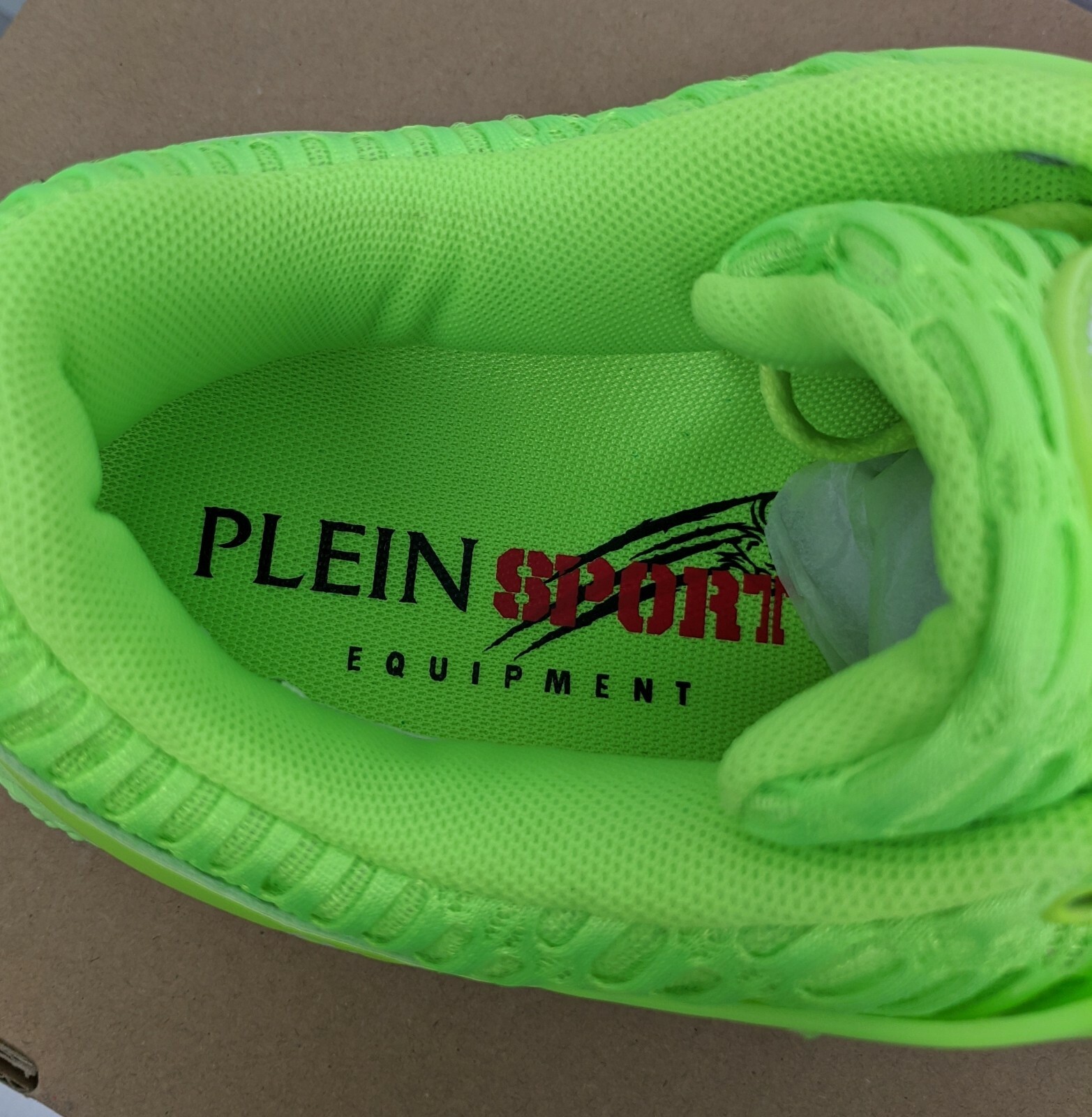 PHILIPP PLEIN SPORT Yellow Thunderstorm Runner Sneakers Shoes US 8 EU 41 NIB
