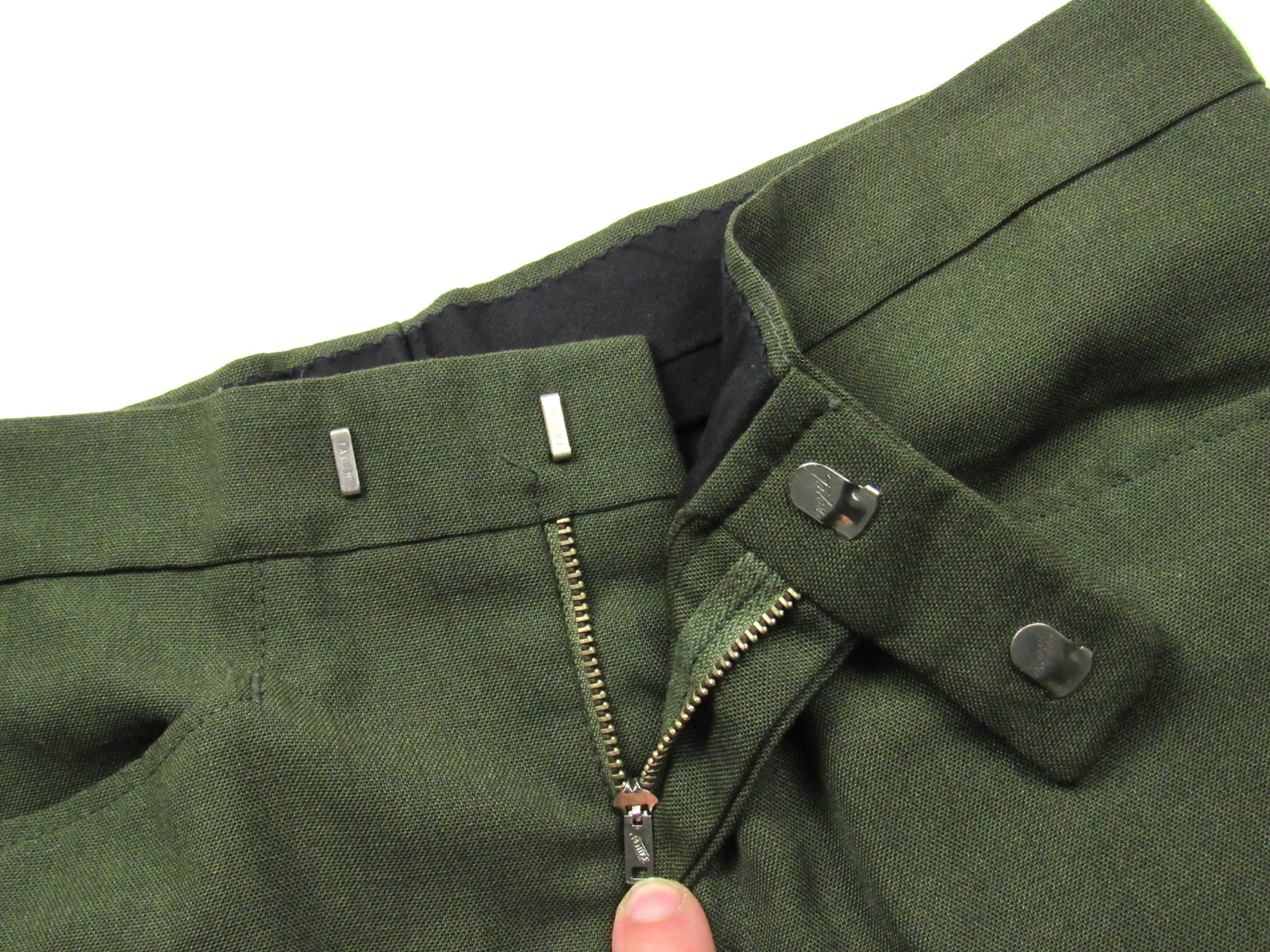 Vtg 60s Wright Koratron Hollywood Mod Trousers Pant 34.5 x 31.5 Cotton Blend VLV