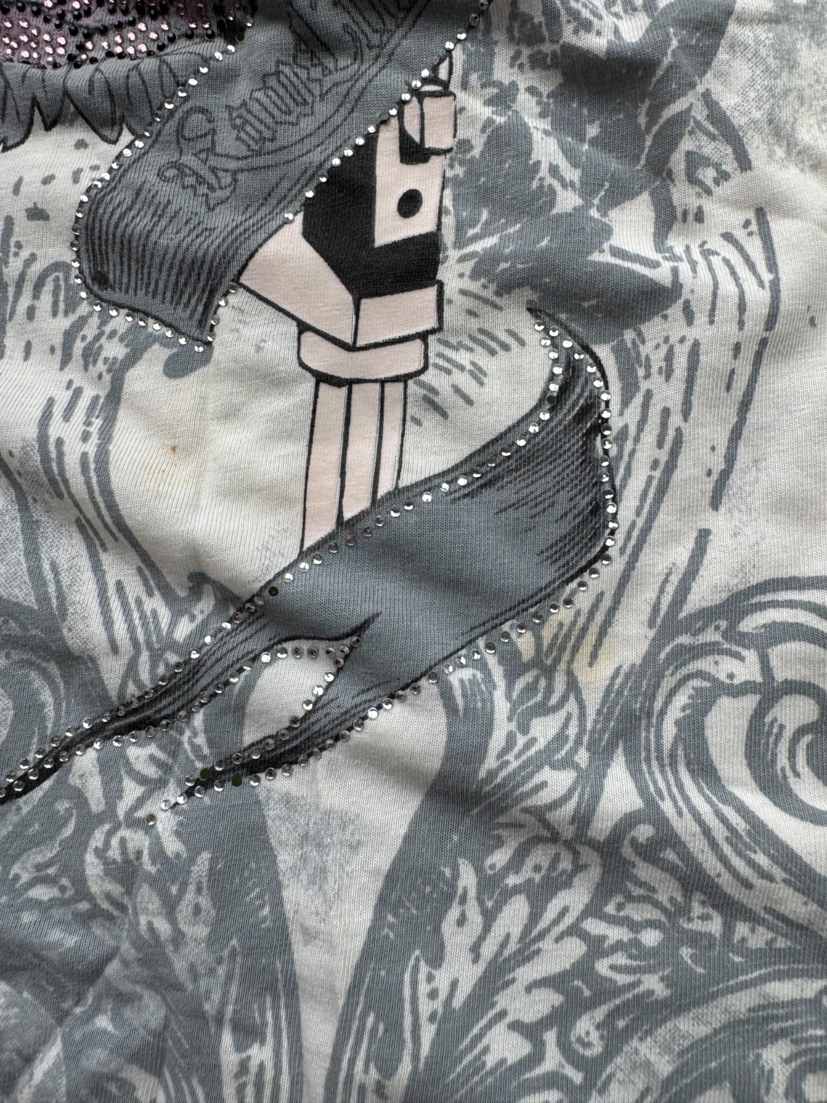 Vintage Y2K Grunge Printed Tank Top Women’s Size XS
