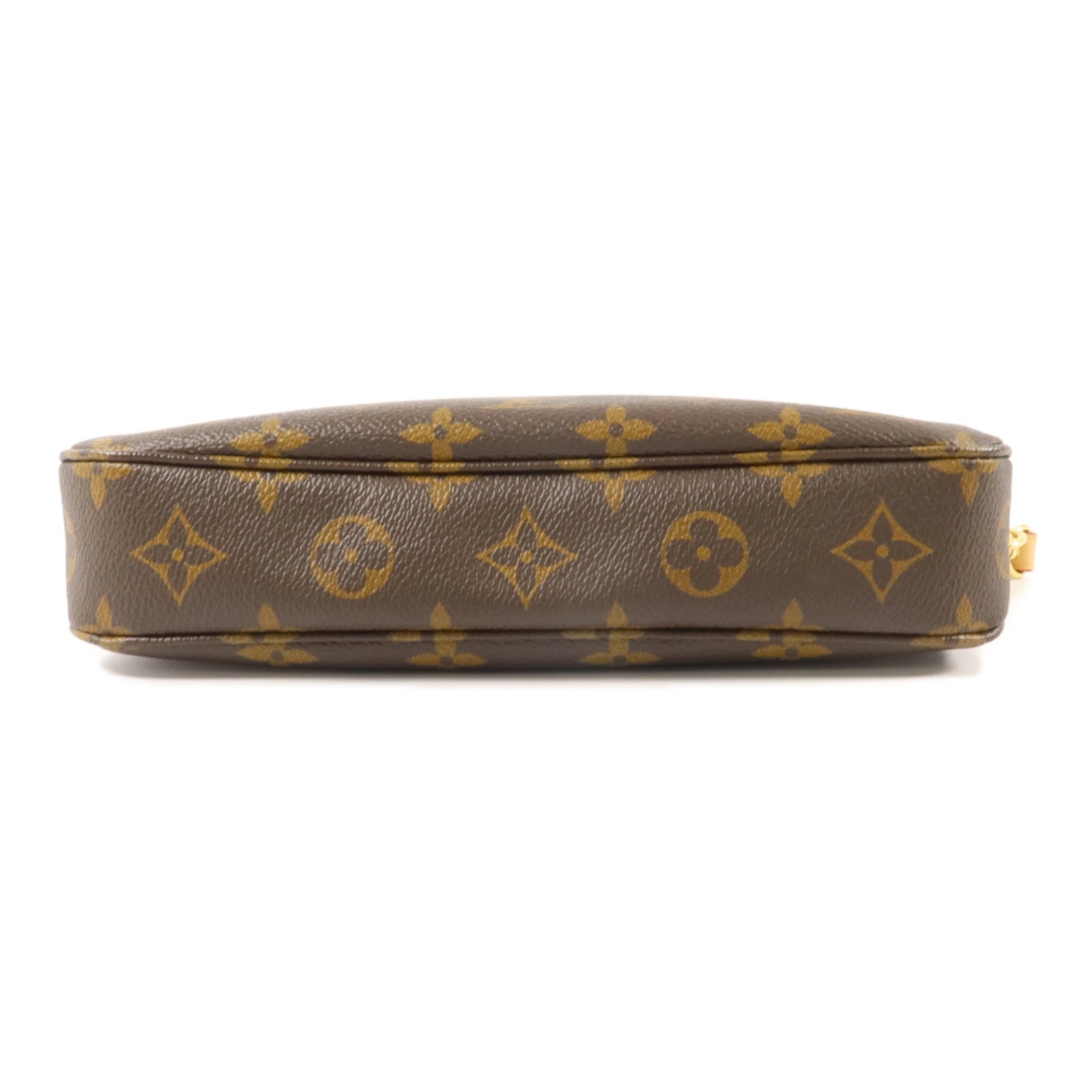 LOUIS VUITTON LV GHW Pochette Accessoires Pouch M40712 Monogram Brown