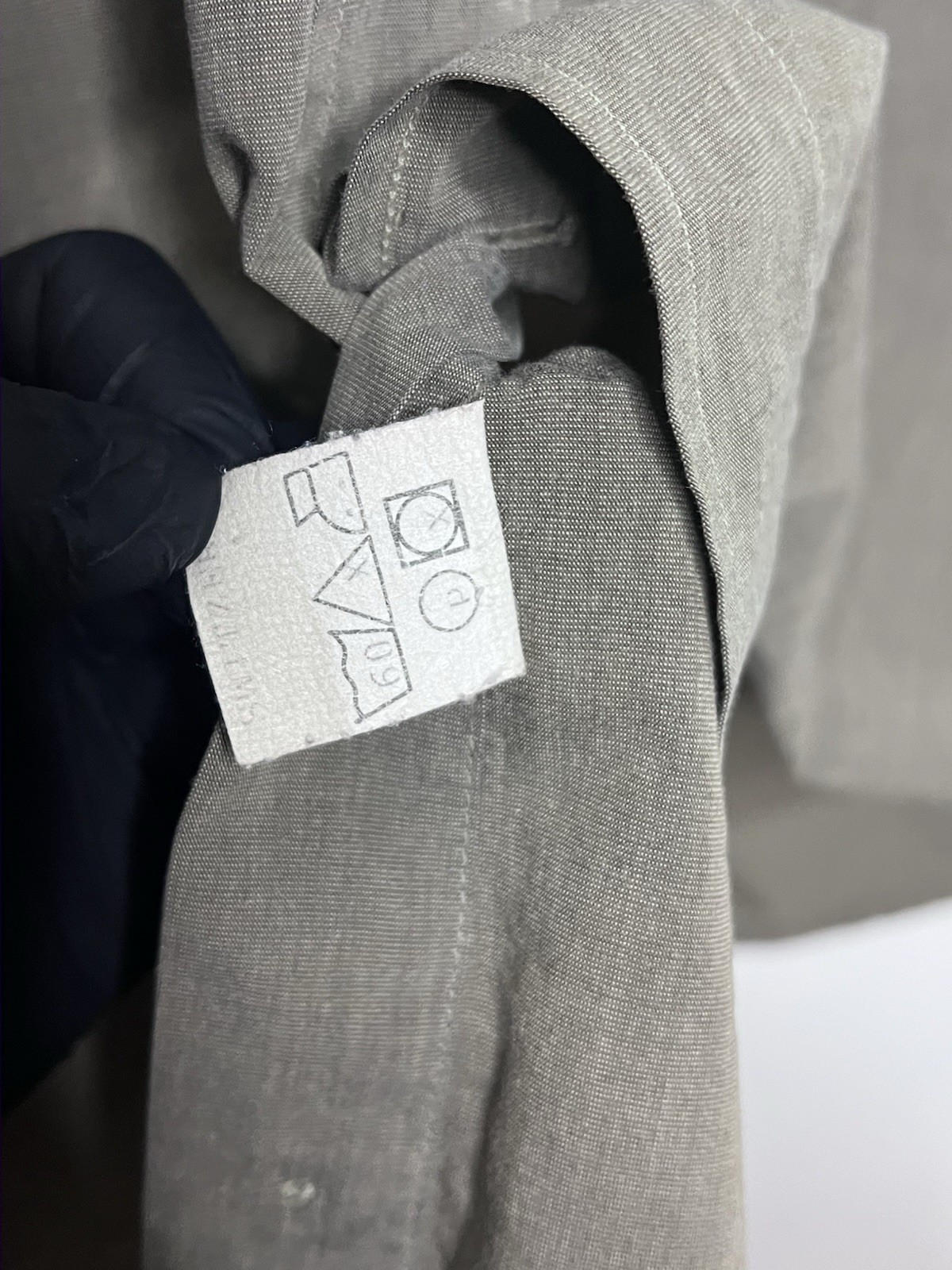 1990s Emilio Pucci Firenze Beige Mens Button Up Shirt Rare Unique