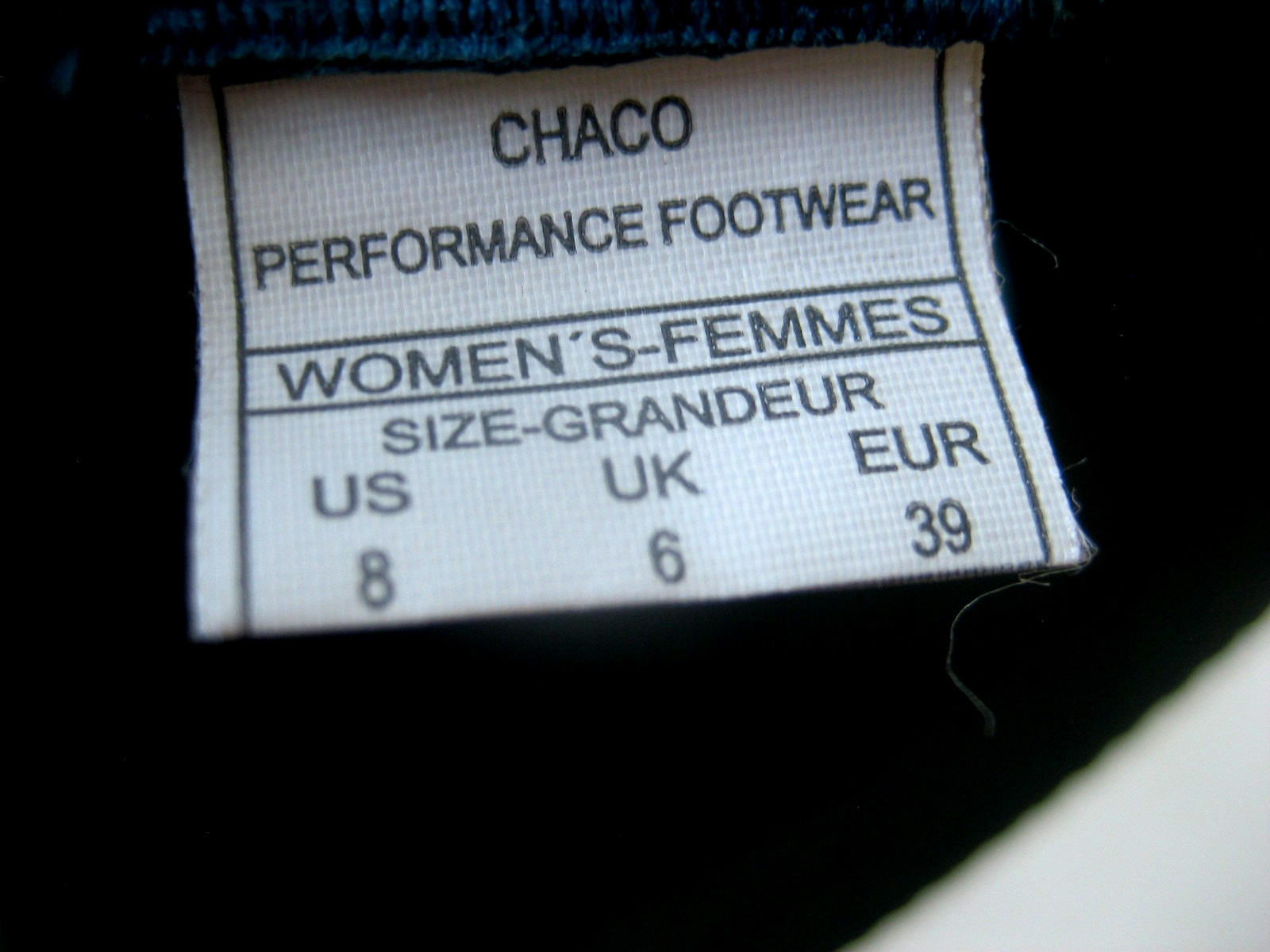 Chaco Chillos Womens Size 8 Blue Comfort Slides Sandals Water Sporty EXCELLENT