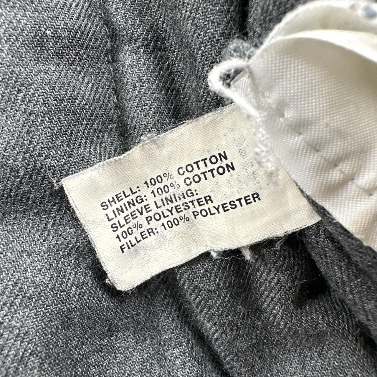 Vintage GAP Jacket Mens Large Beige Corduroy Insulated Quilt Lined Zip Work y2k