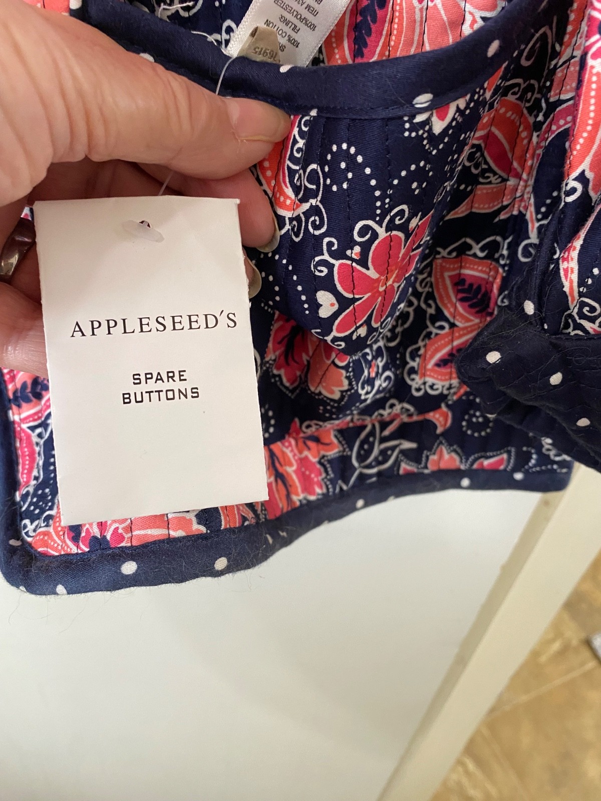 Appleseeds reversible quilted jacket 1x