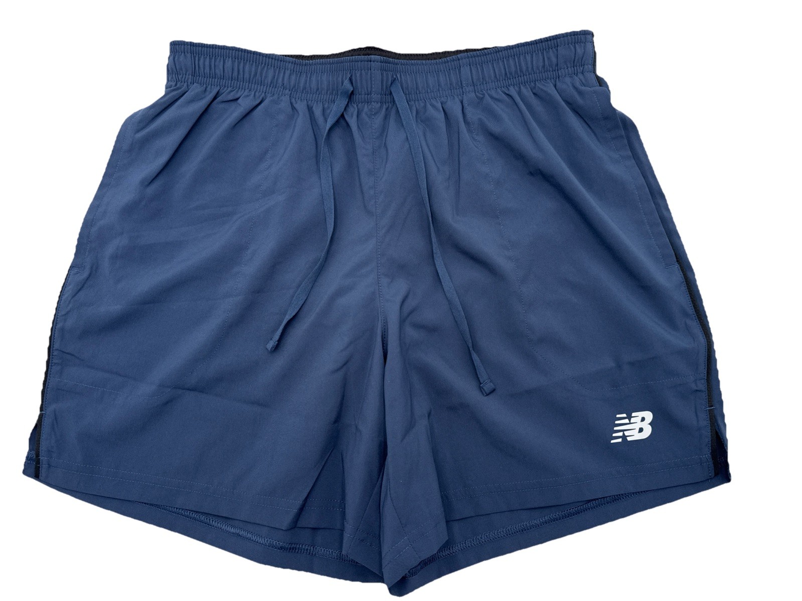 $52 New Balance Men’s Brief Running Shorts 5″ – Navy – Medium – New With Tags