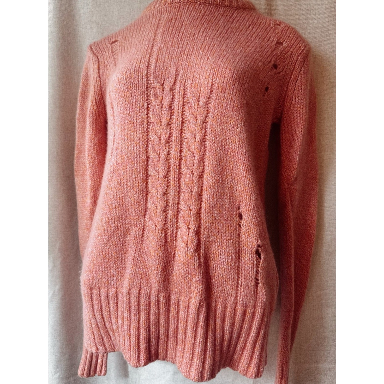 🩷 Raquel Allegra • Heathered Pink • Desert Rosé • Artisan Knit Sweater