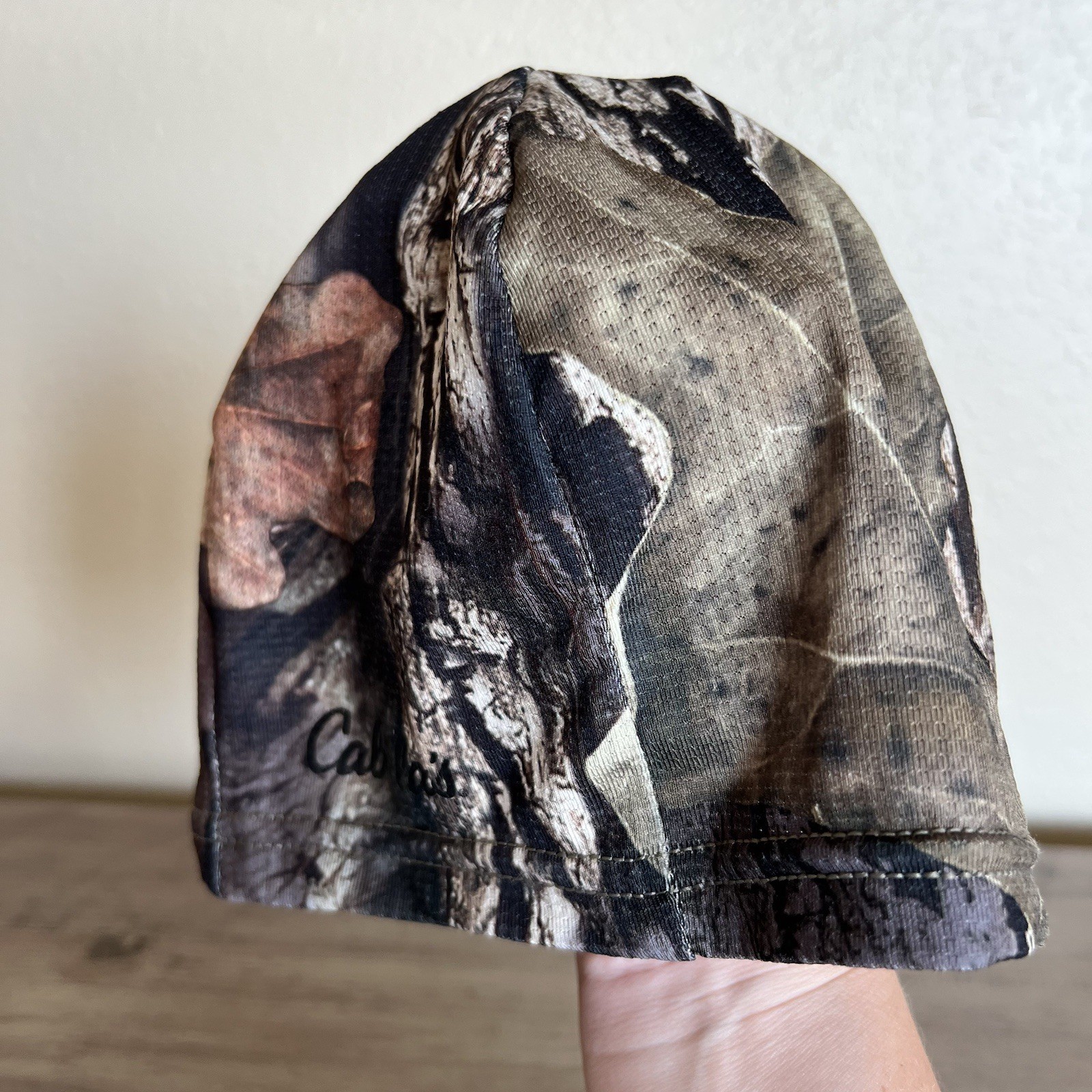 Mossy Oak Cabelas Camo Youth Beanie Cap Hunting Hat Stretch OSFM Lightweight
